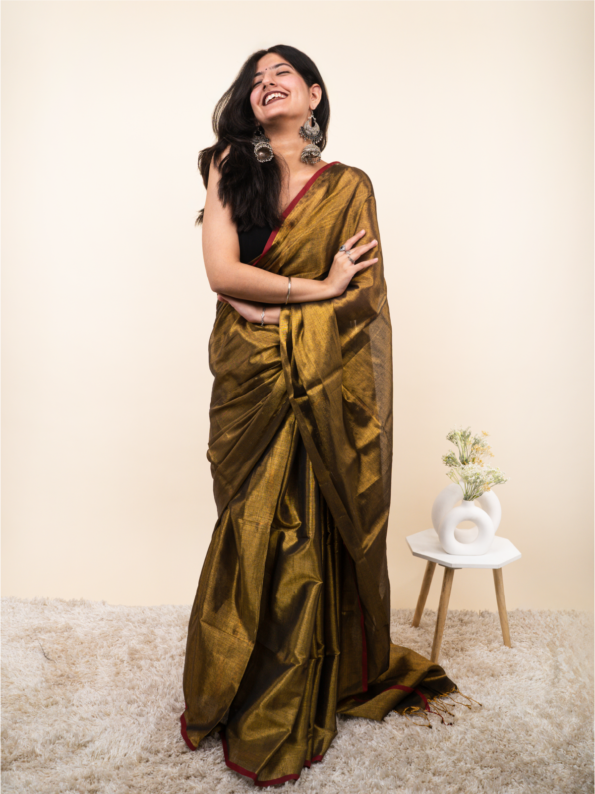 Chameli Cotton Tissue Saree