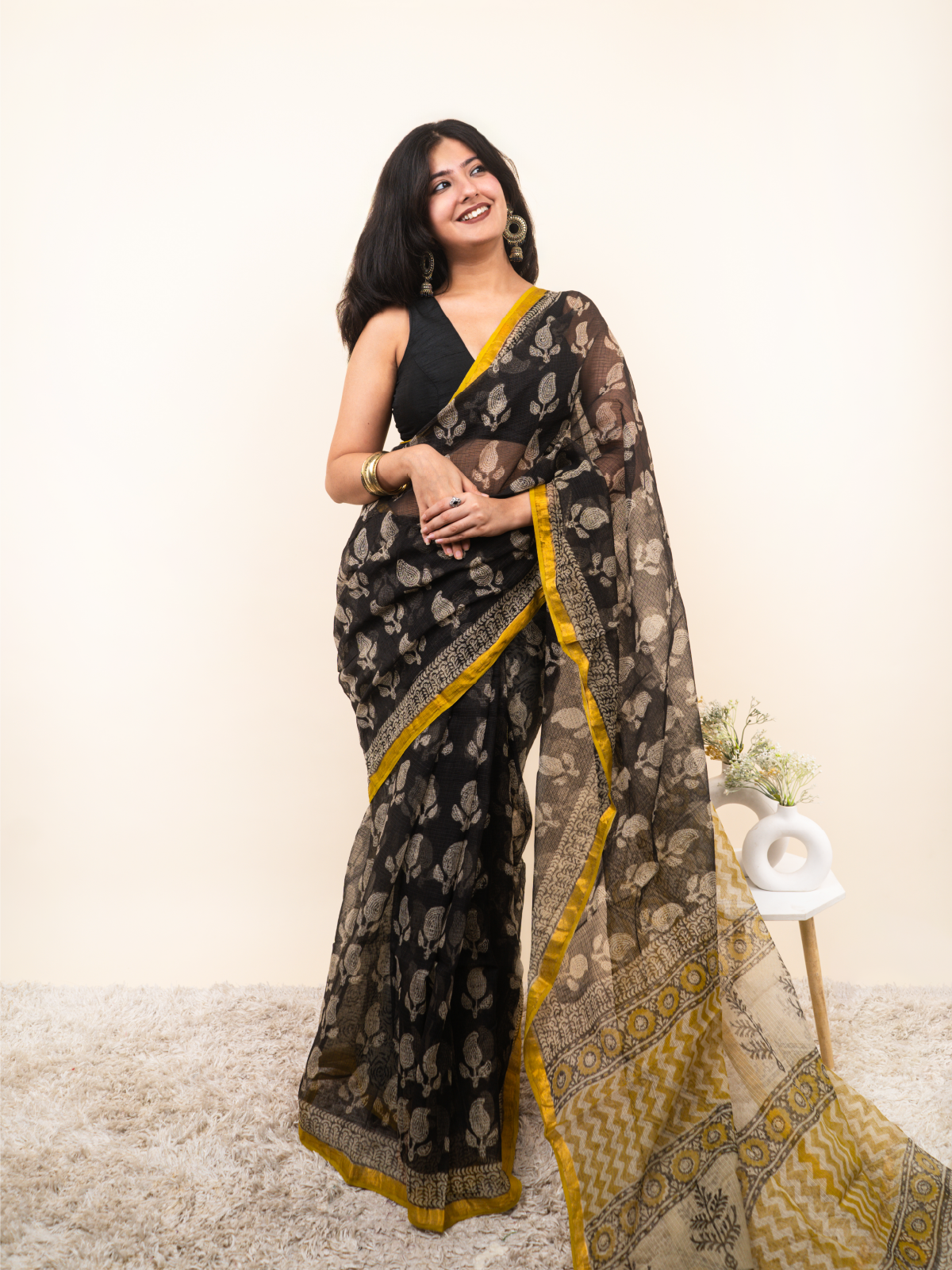 Kohinoor Kota Cotton Saree