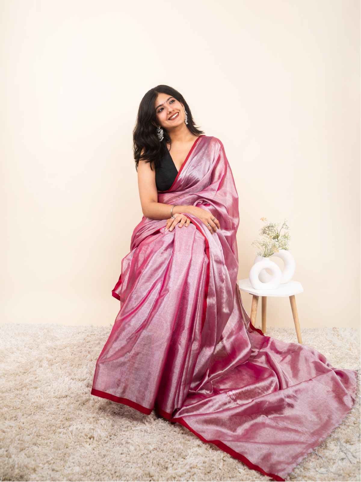 Aloki Cotton Tissue Saree