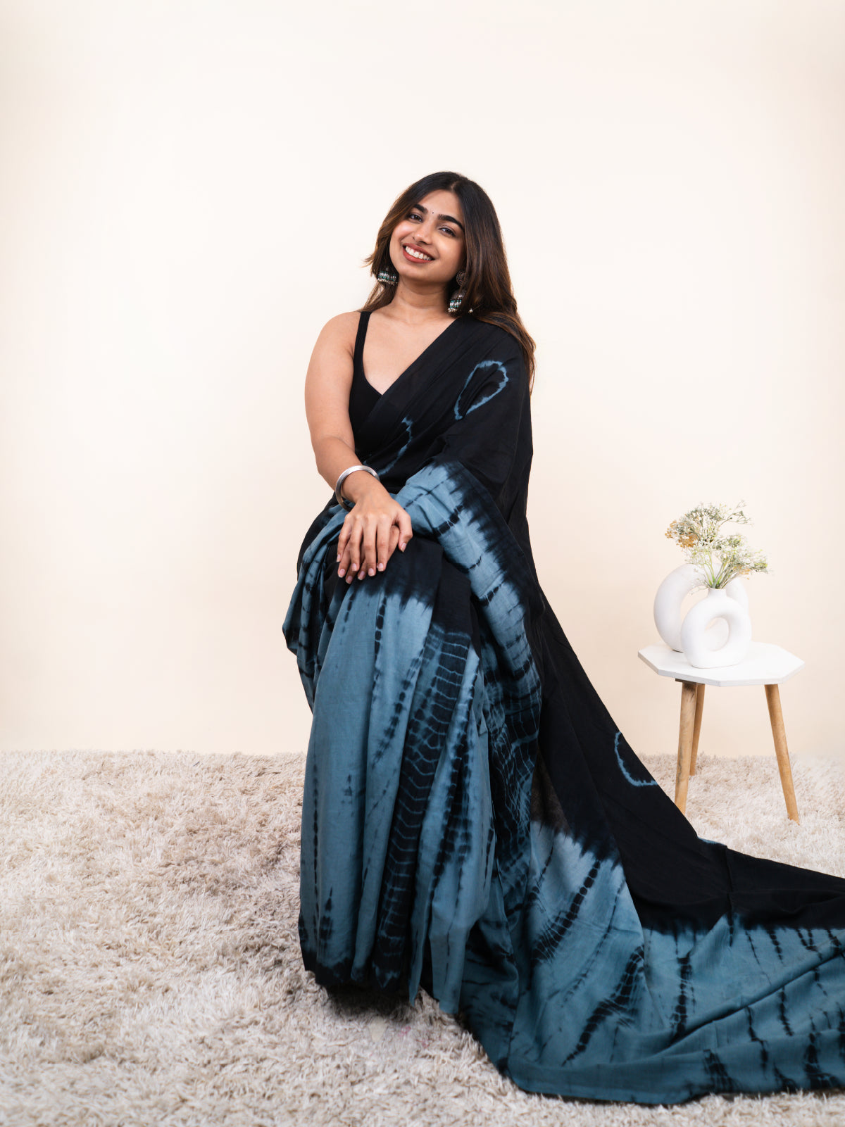 Neelkamal Mulmul Saree