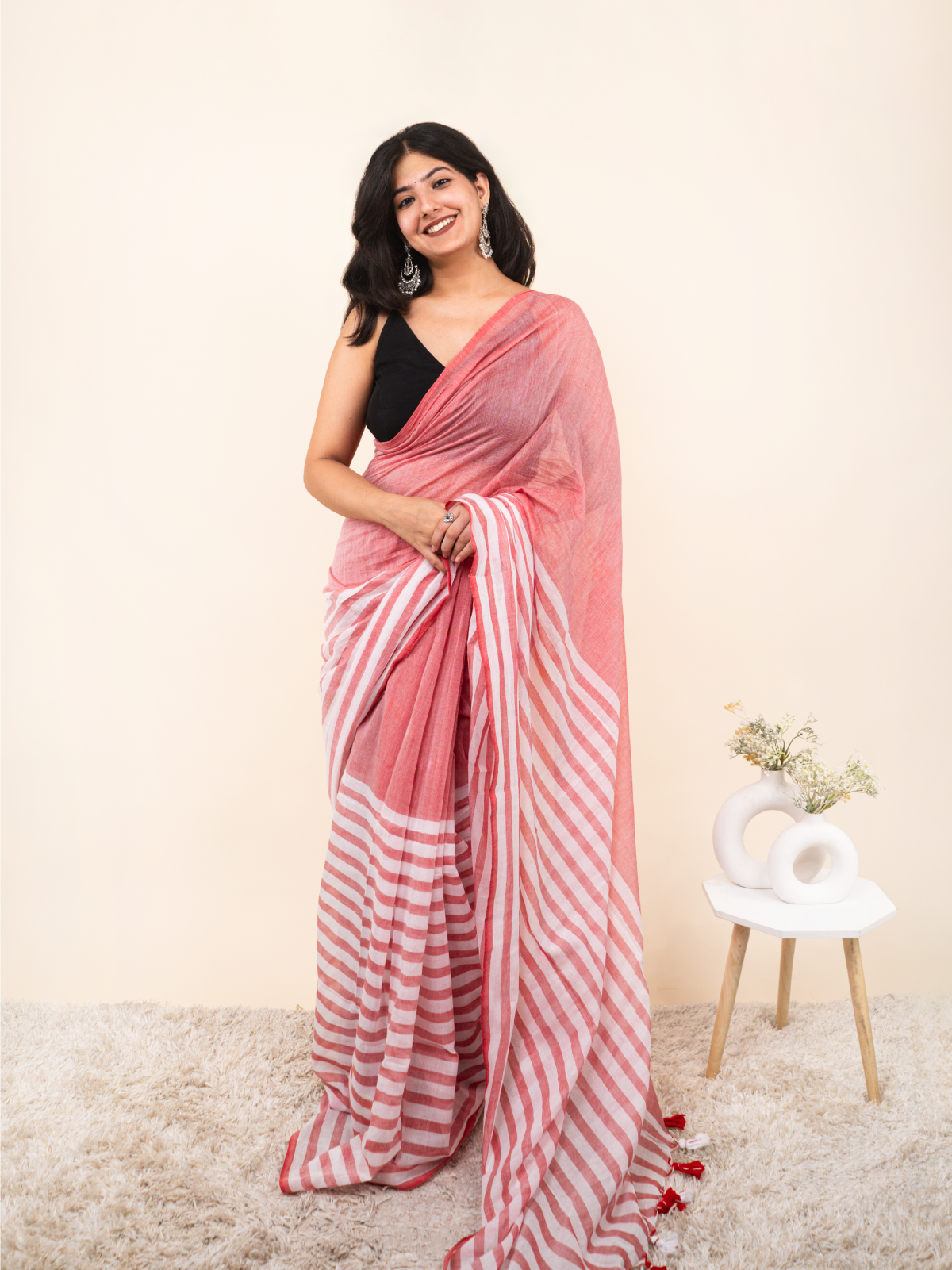 Gulabo Mulmul Saree