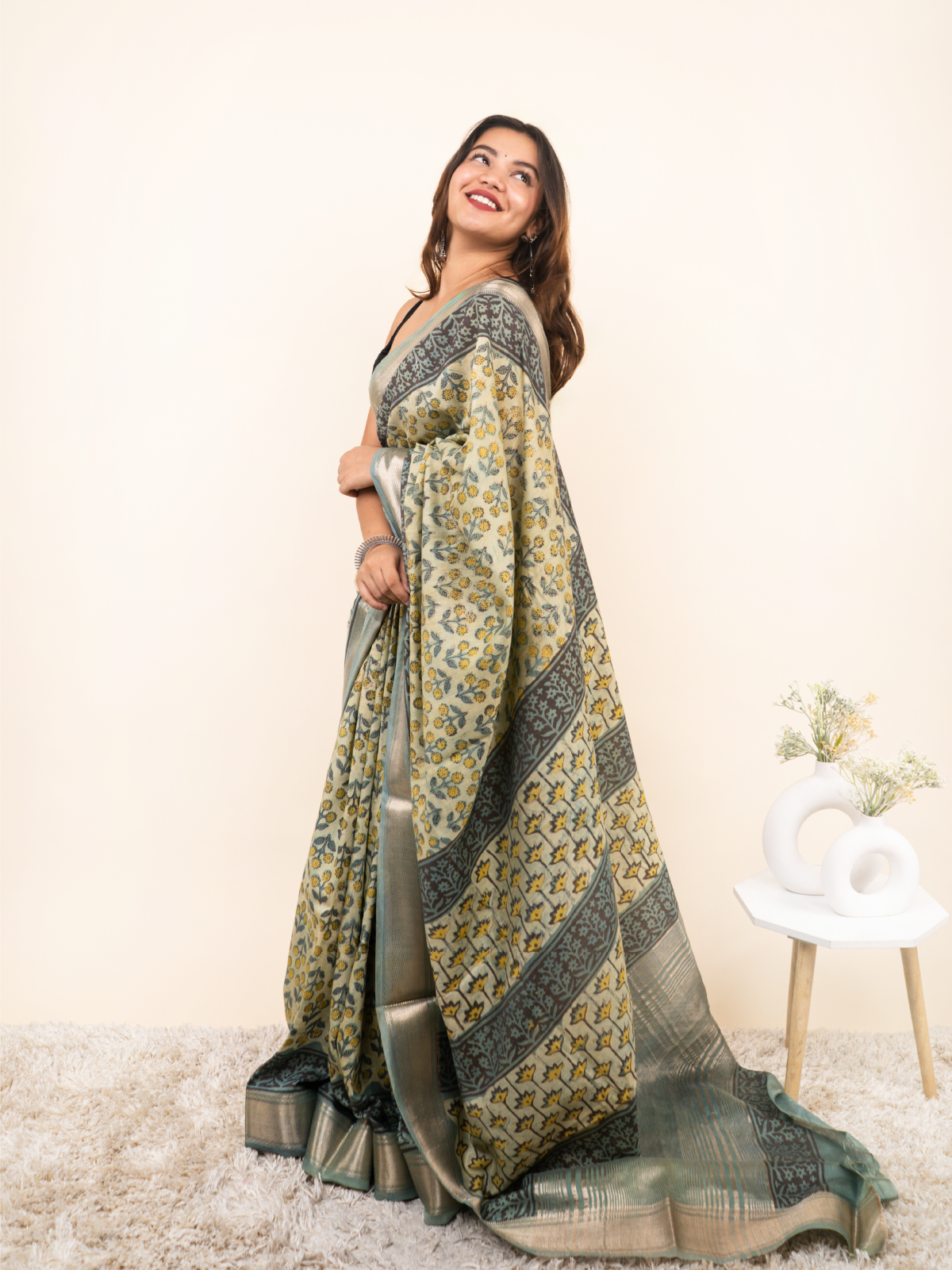 Rivaayat Maheshwari Cotton Silk Saree