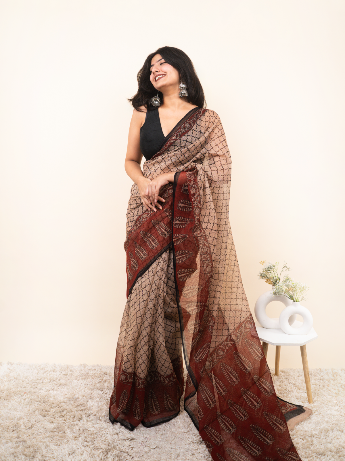 Royal Fragrance Kota Cotton Saree