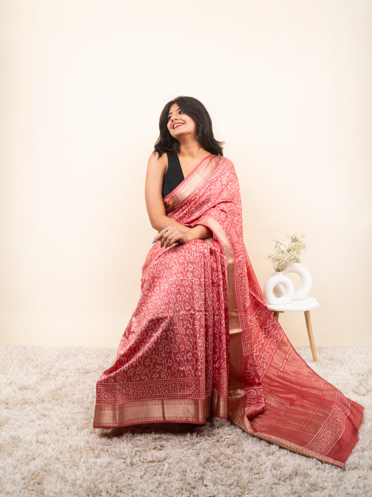 Aalaya Maheshwari Cotton Silk Saree