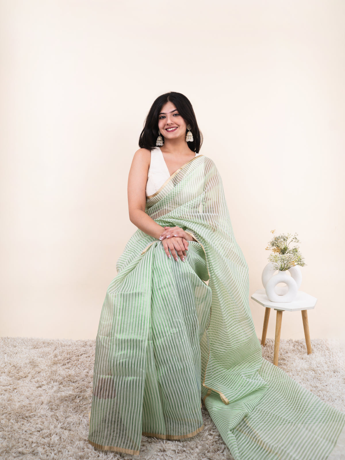 Mist and Moon Organza Saree
