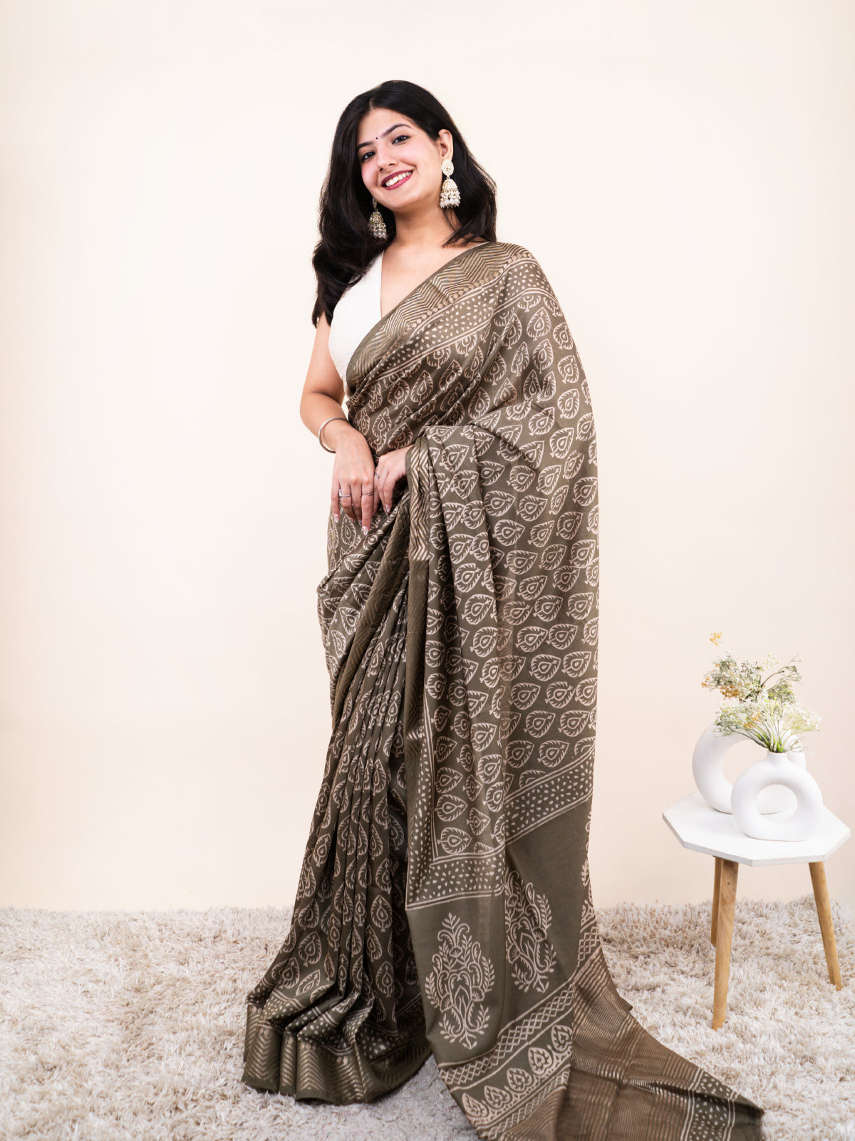 Narmita Maheshwari Cotton Silk Saree