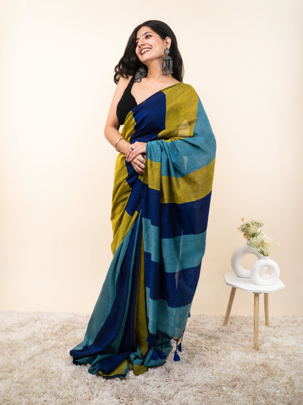 Suti Khadi Cotton Saree