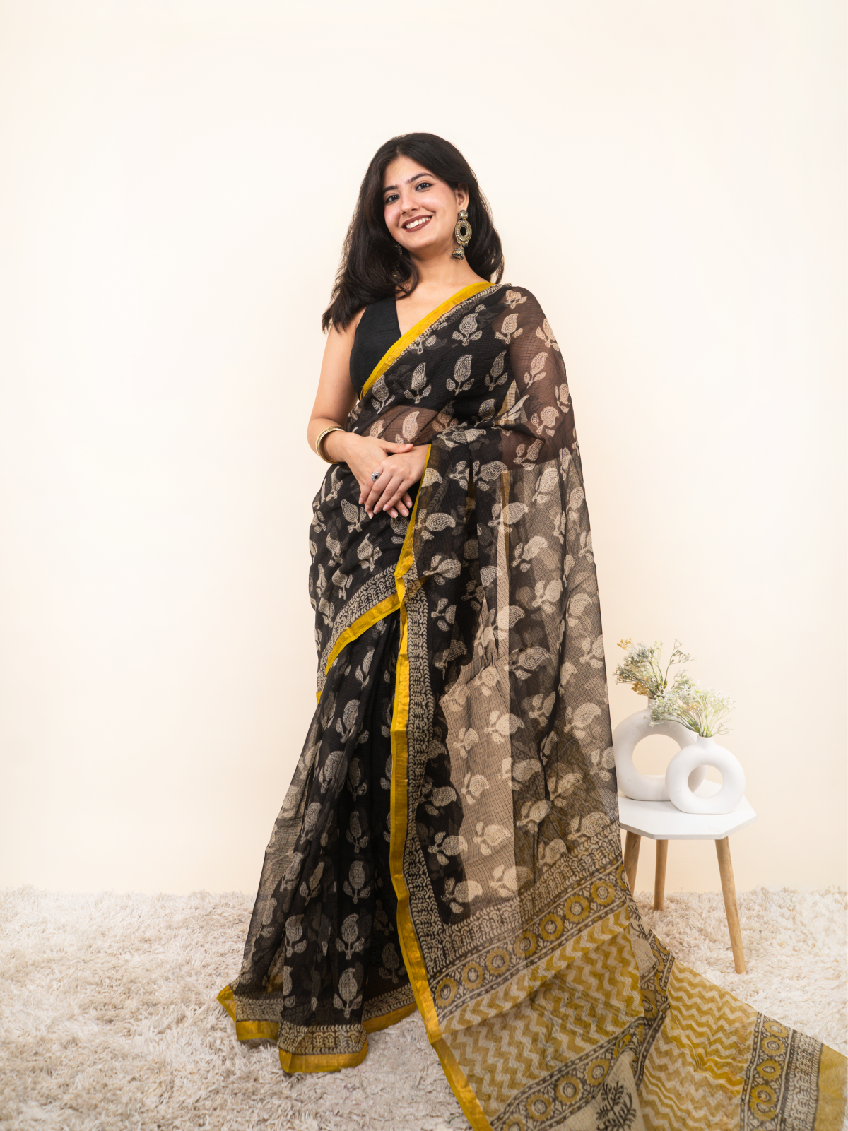 Kohinoor Kota Cotton Saree