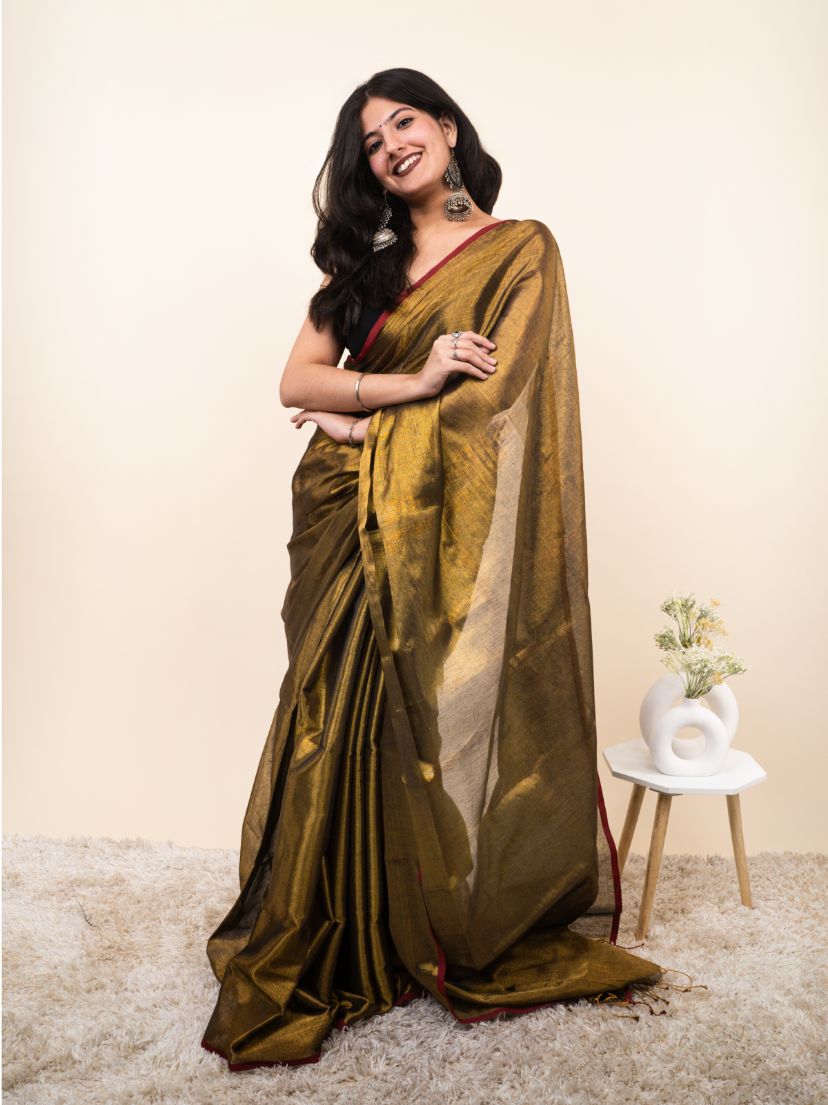 Chameli Cotton Tissue Saree