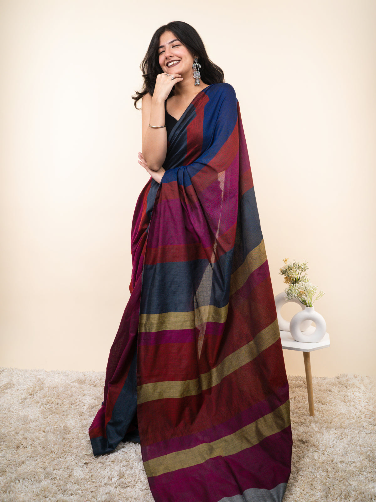 Sundarta Khadi Cotton Saree