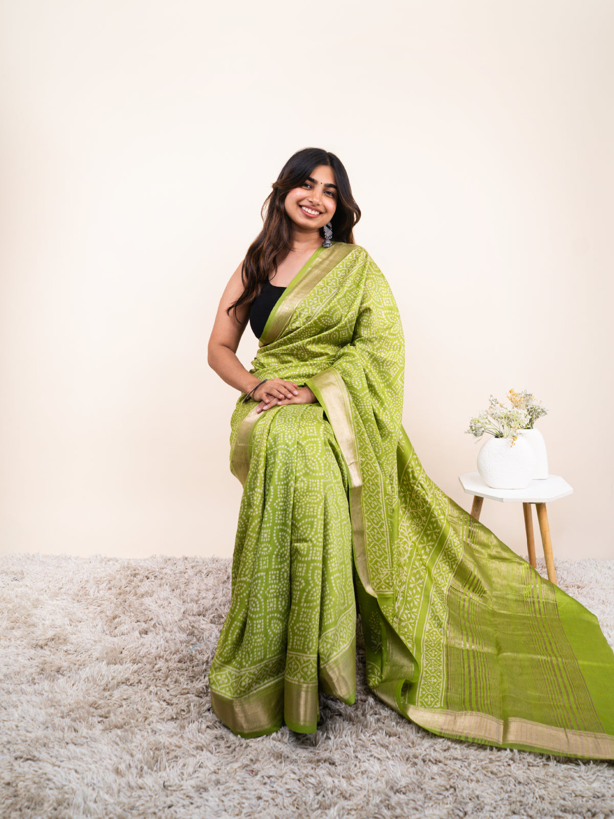 Taraya Maheshwari Cotton Silk Saree