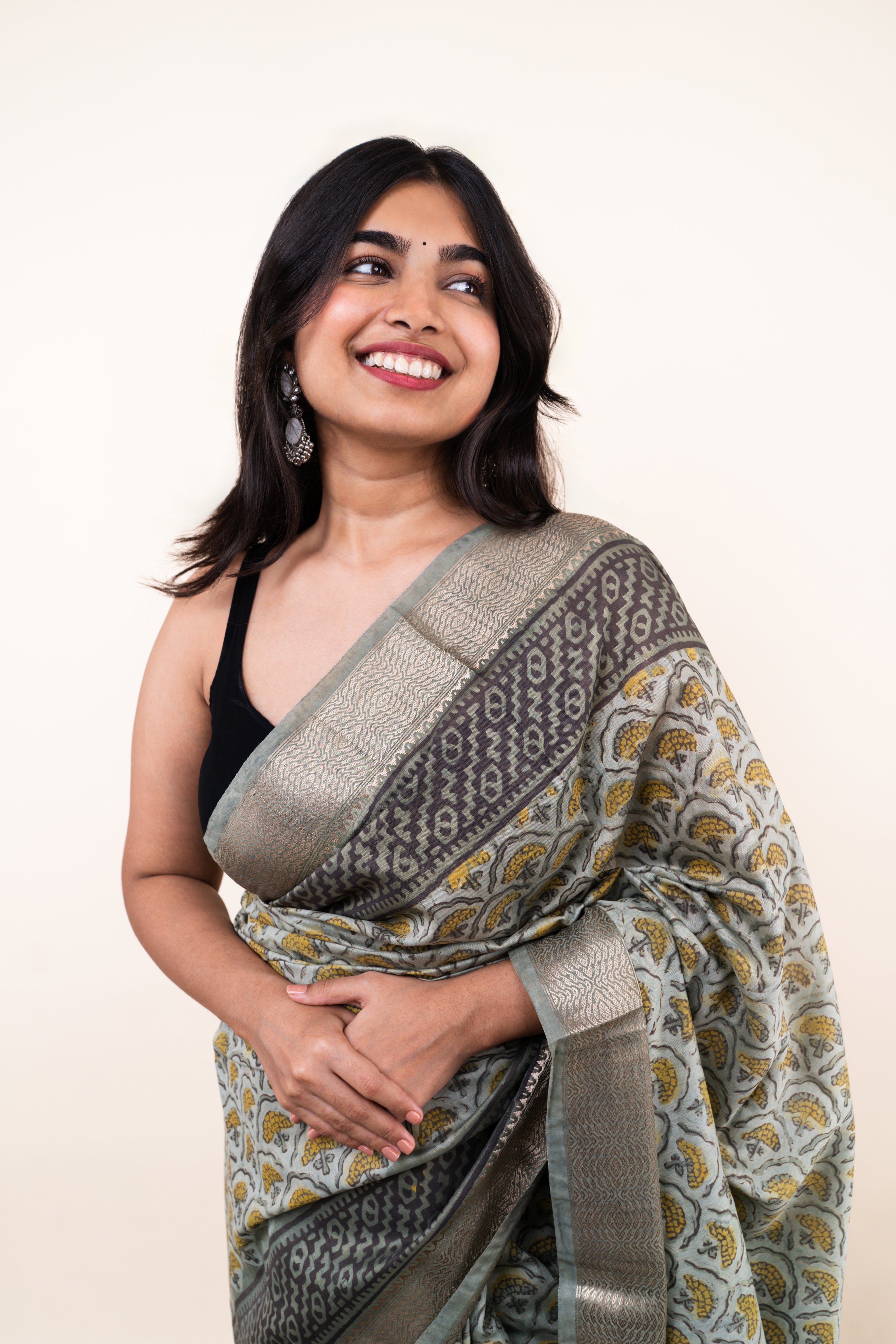 Kaya Maheshwari Cotton Silk Saree