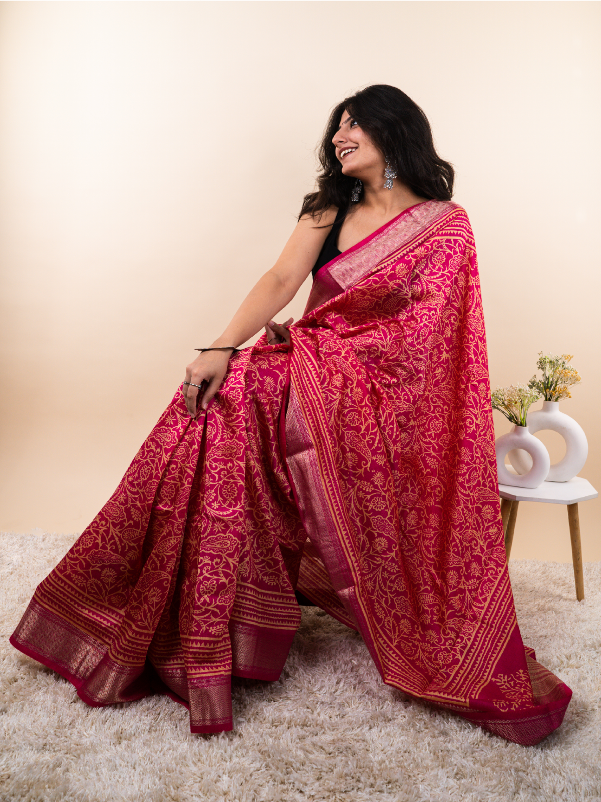 Pankhudi Maheshwari Cotton Silk Saree