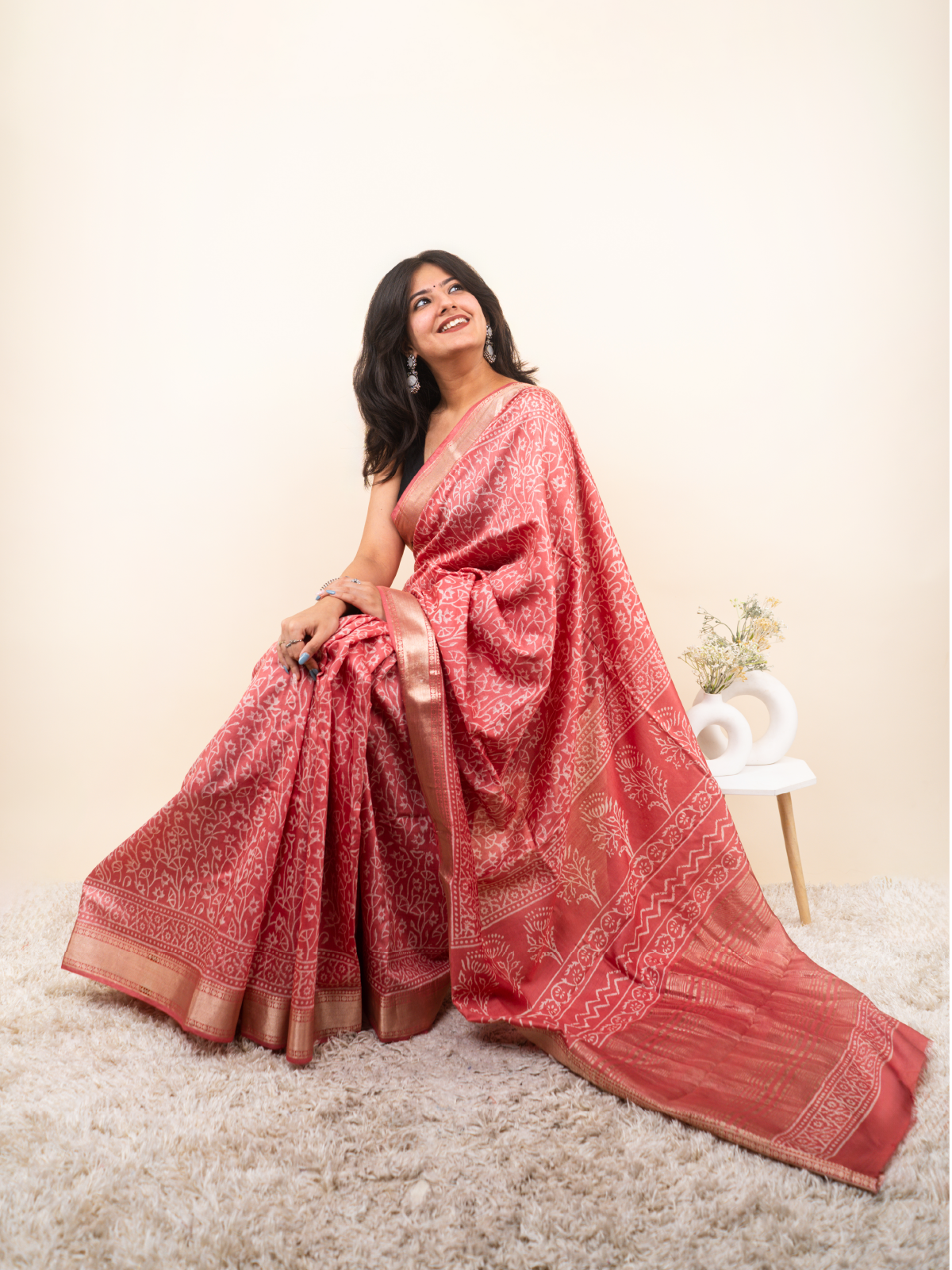 Aalaya Maheshwari Cotton Silk Saree