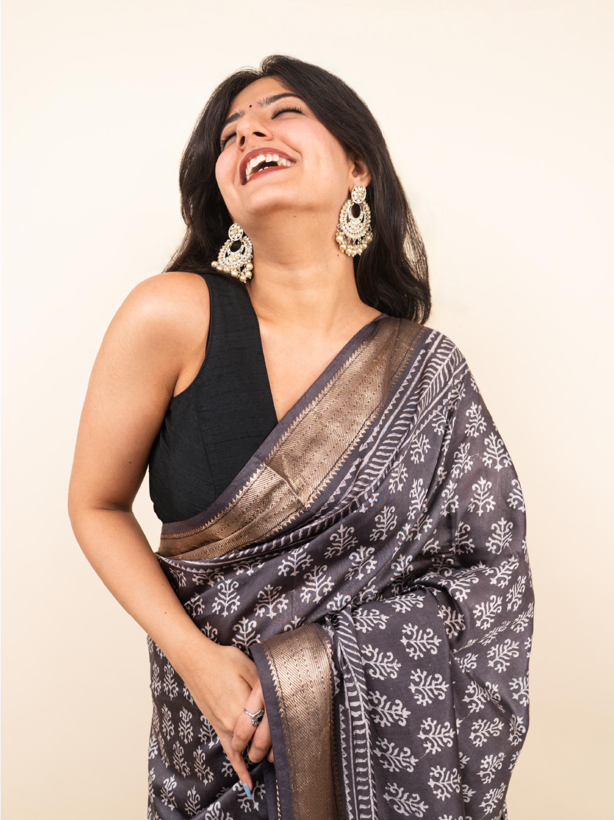 Karigari Maheshwari Cotton Silk Saree