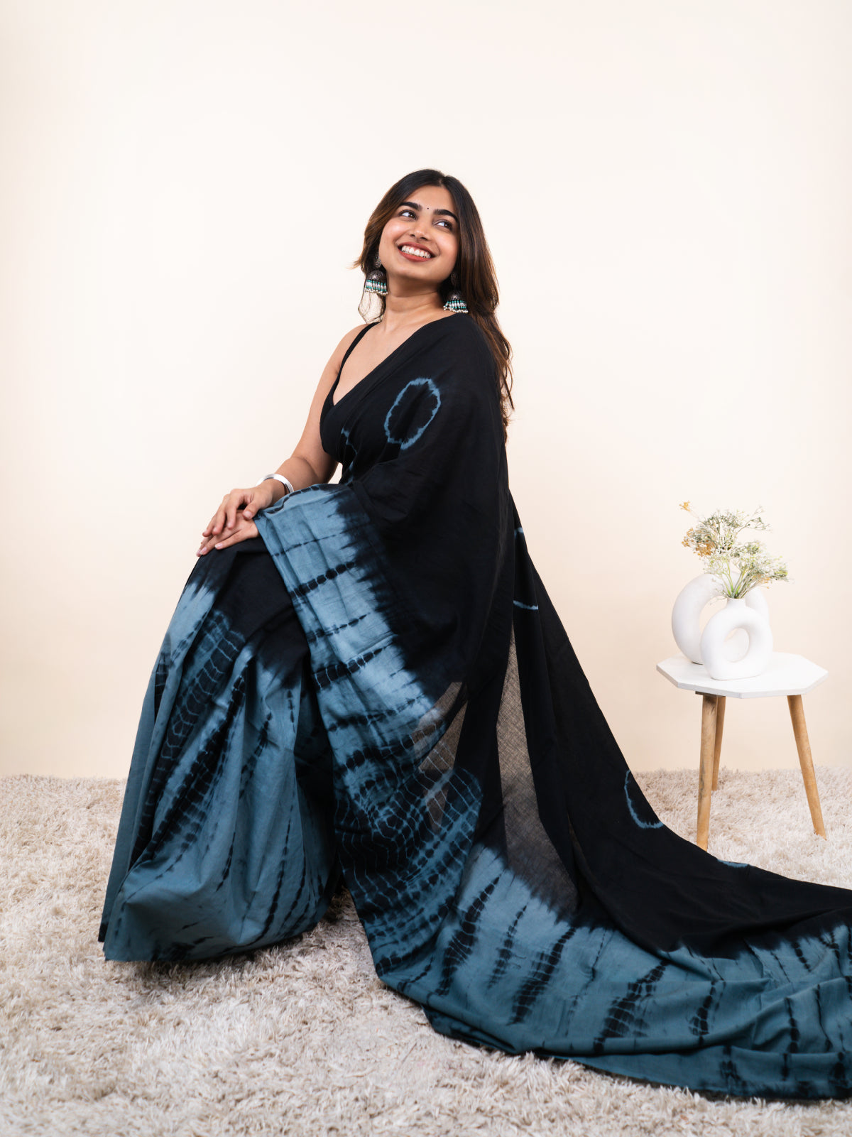 Neelkamal Mulmul Saree