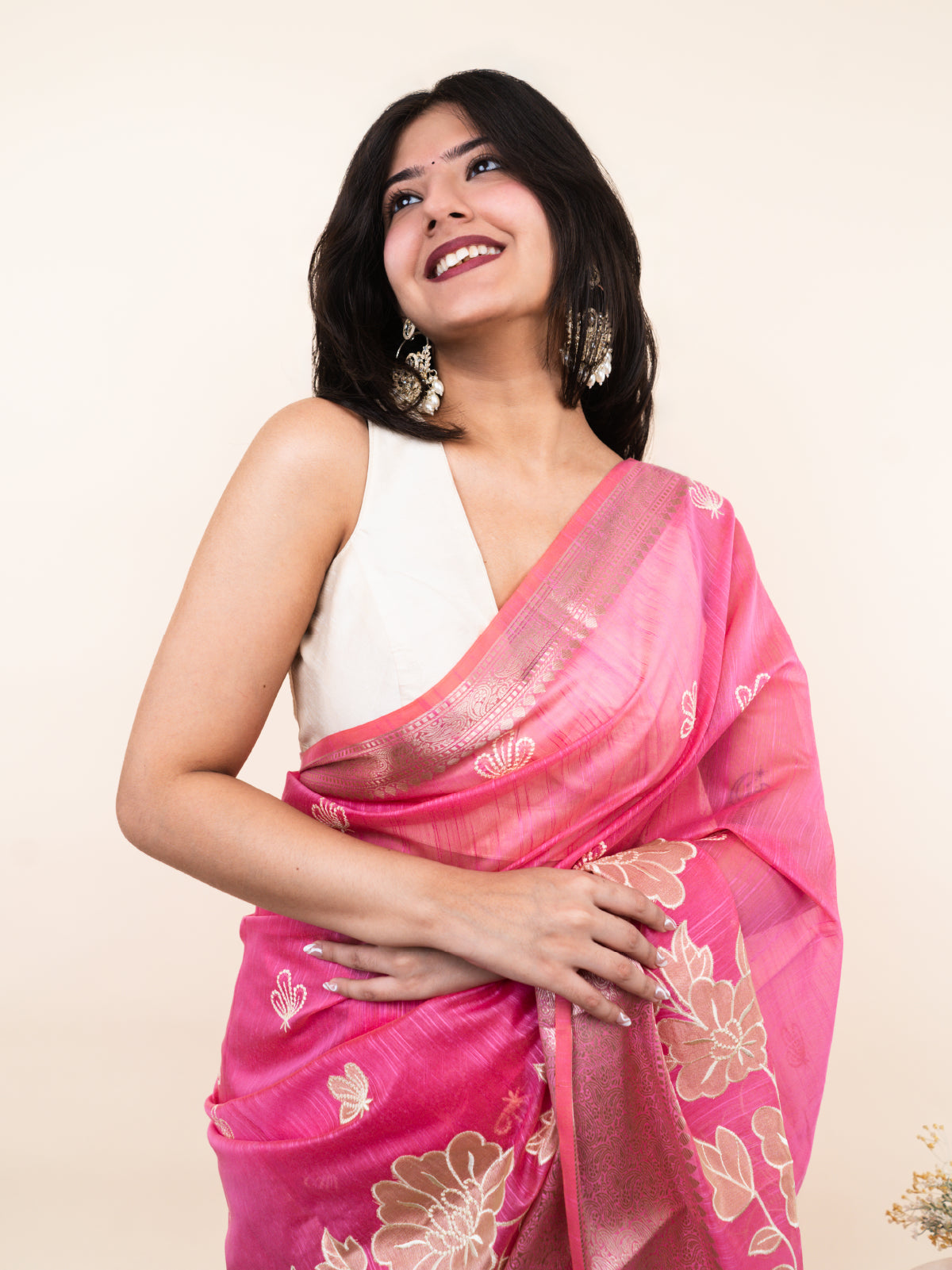 Panna Loom Silk Saree