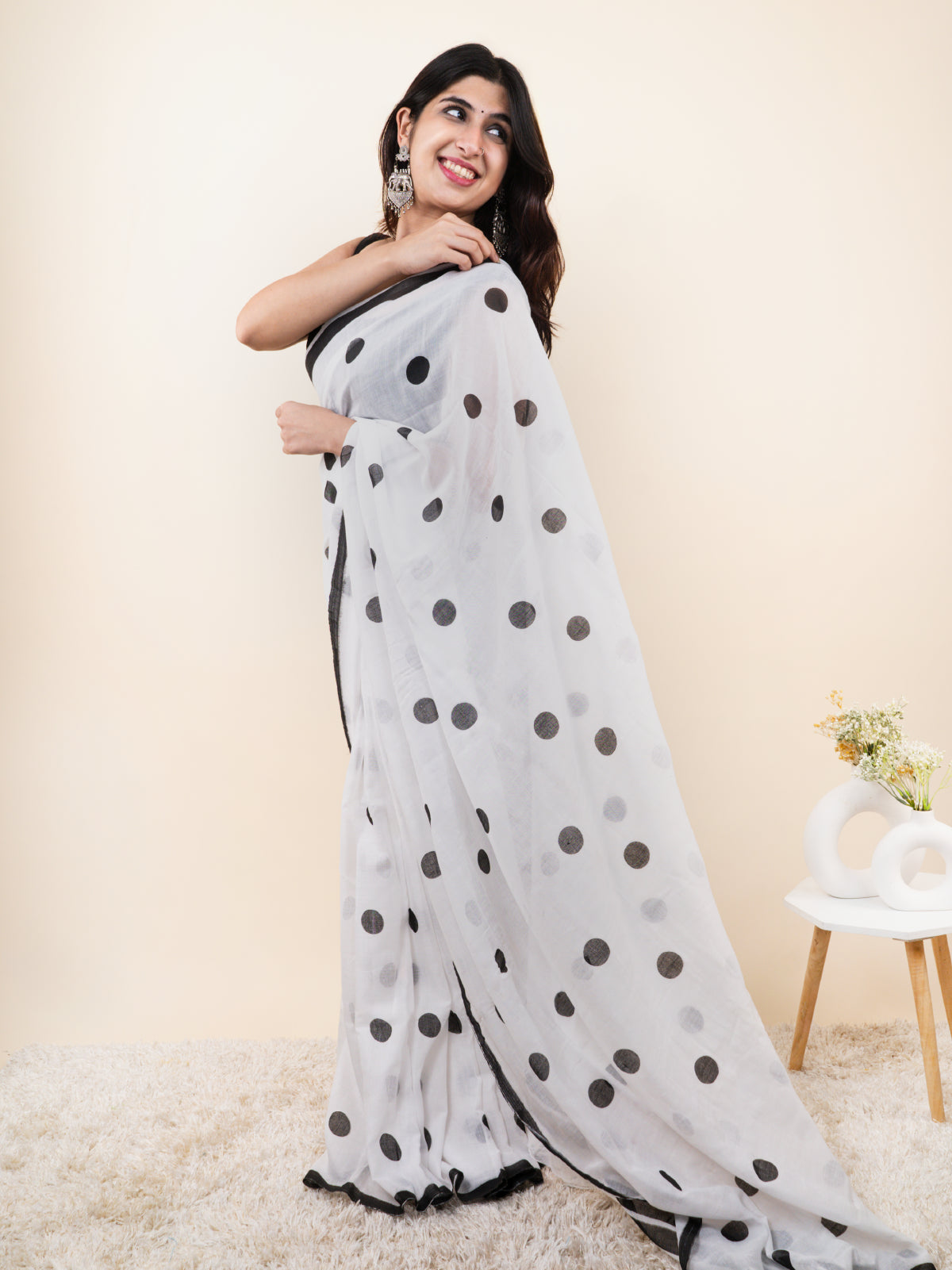 Bulbule Khadi Cotton Saree