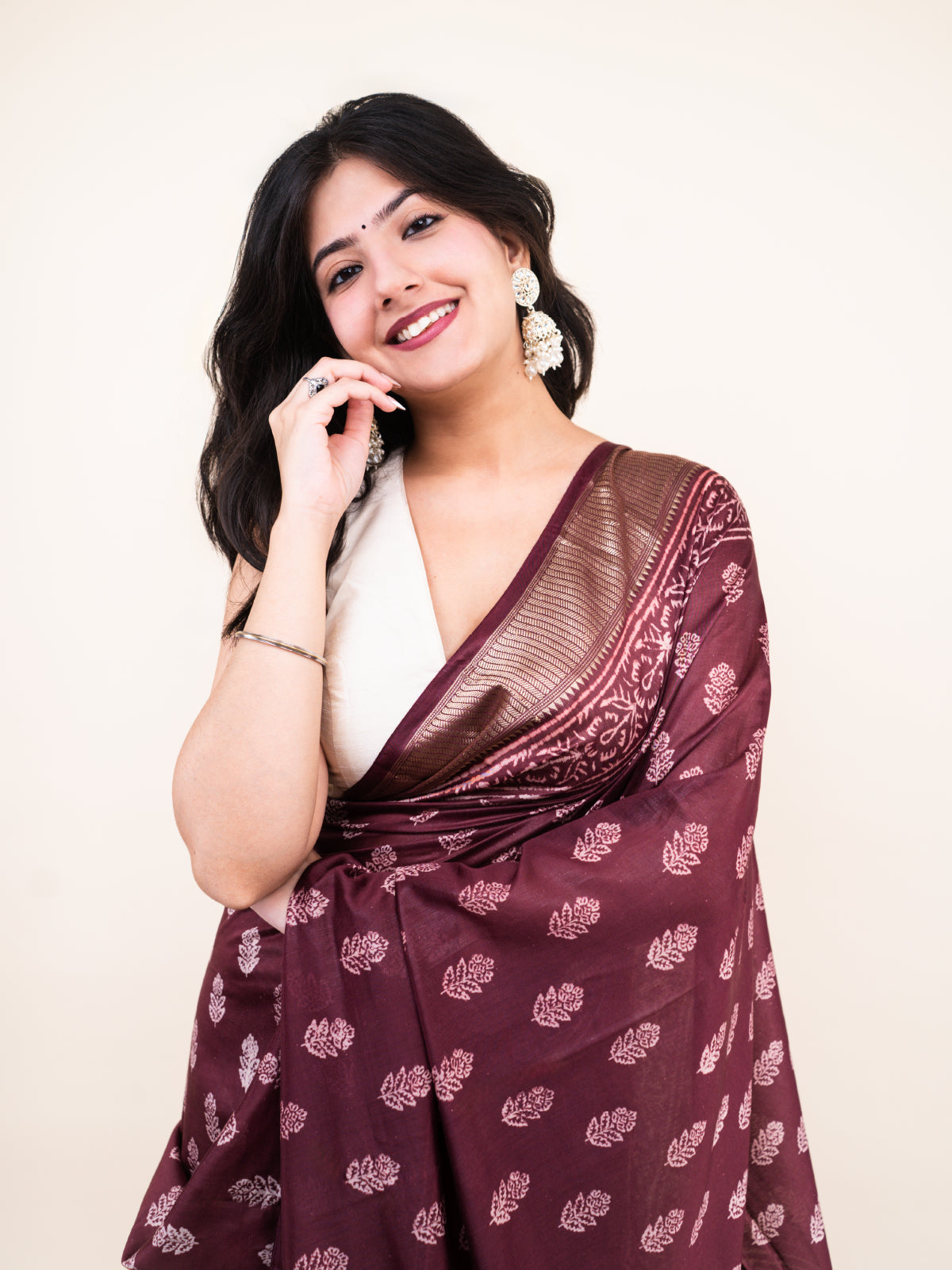 Riwaa Maheshwari Cotton Silk Saree