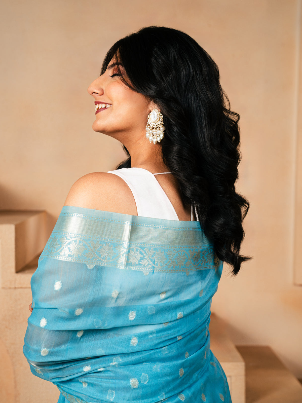 Manjari Banarasi Cotton Silk Saree