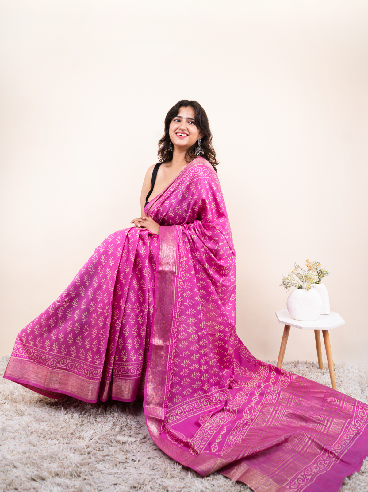 Ranikanj Maheshwari Cotton Silk Saree