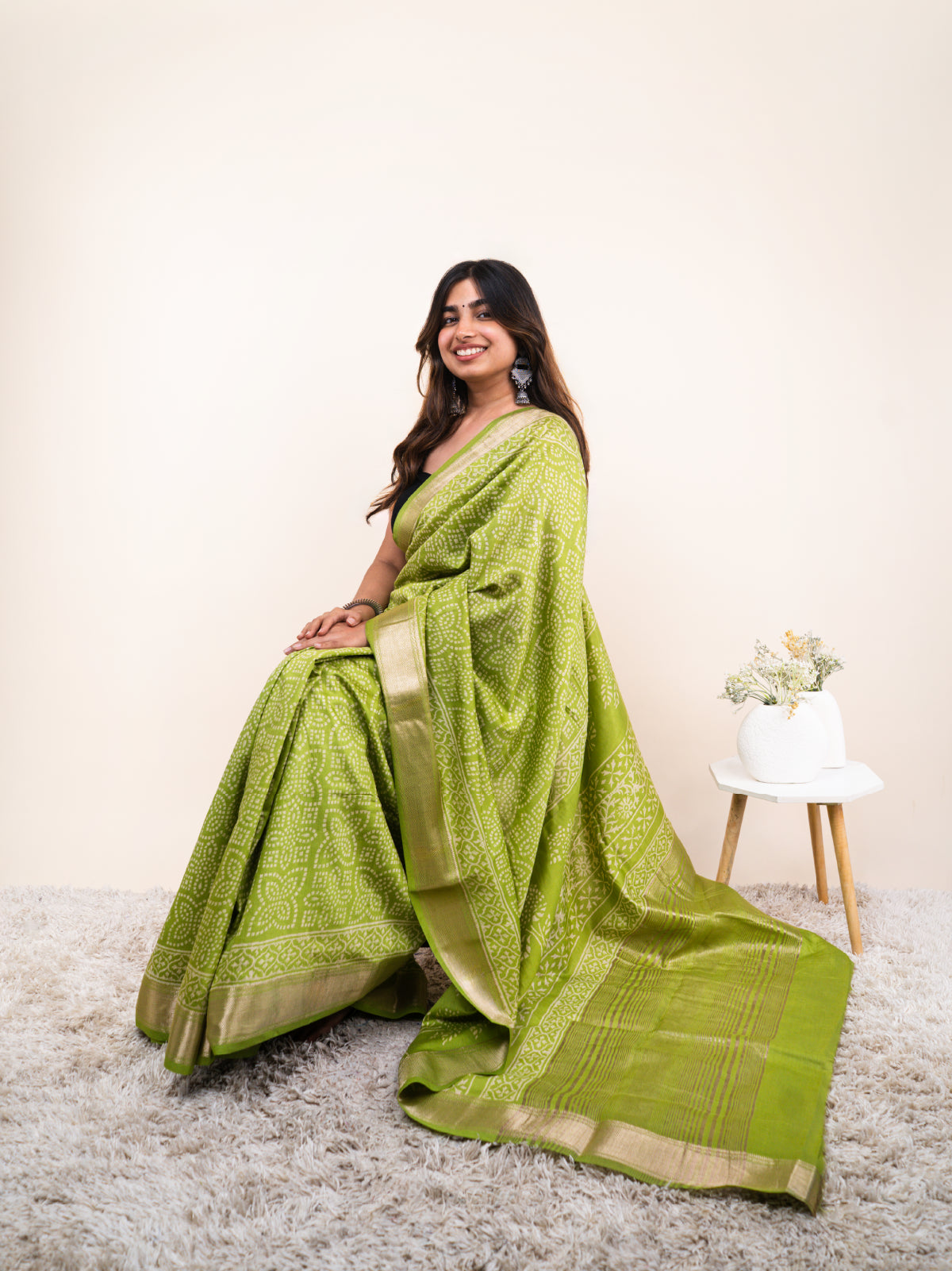 Taraya Maheshwari Cotton Silk Saree