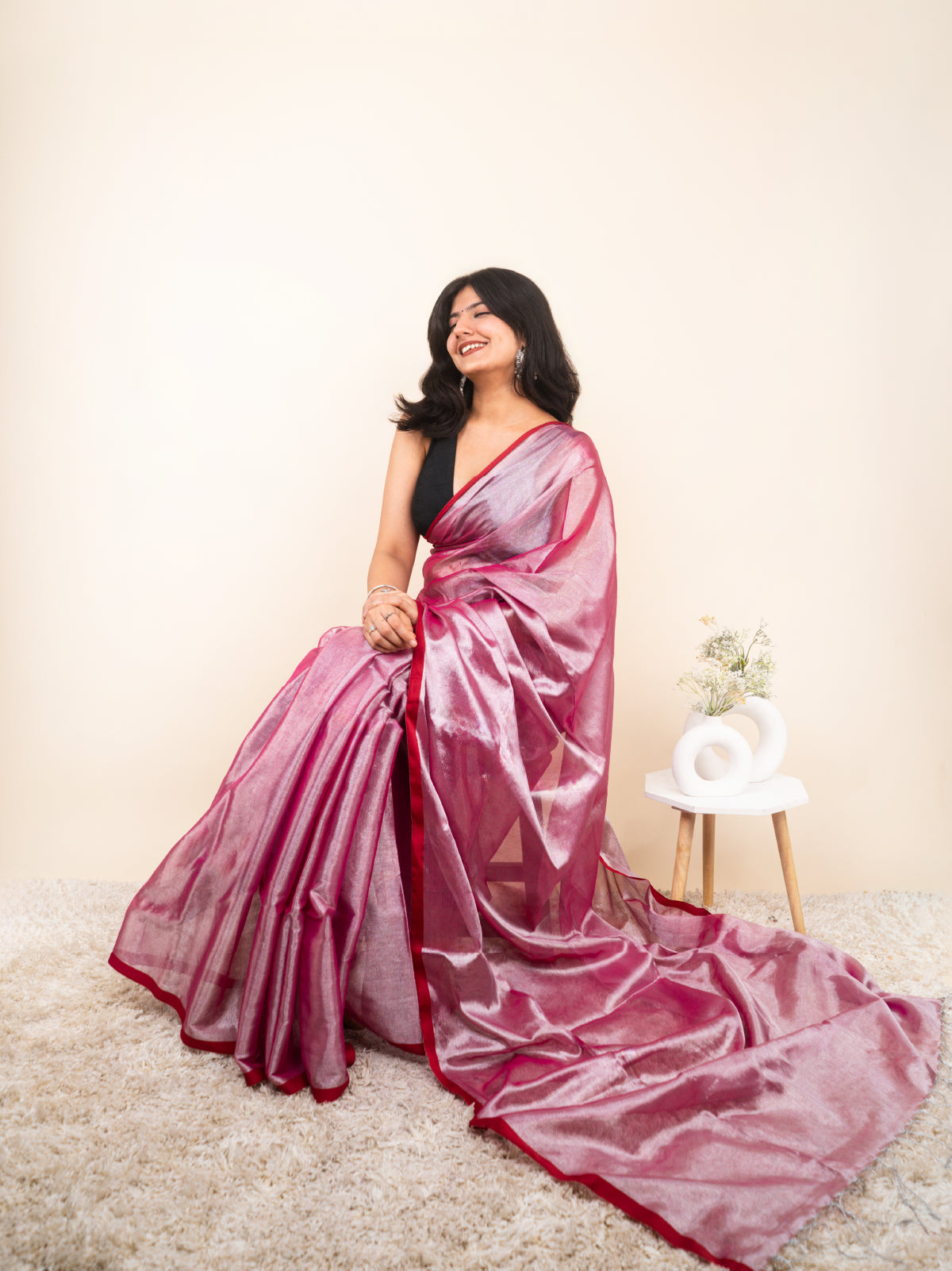 Aloki Cotton Tissue Saree