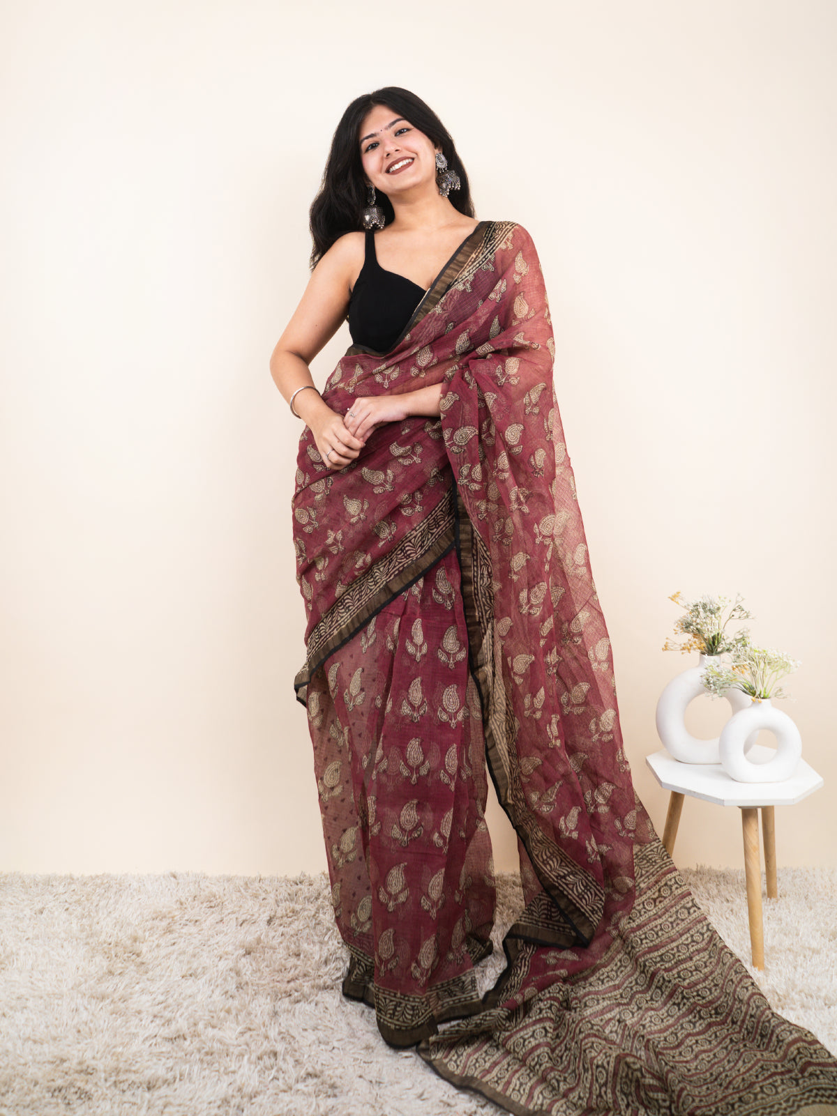 Divine Radiance Kota Cotton Saree