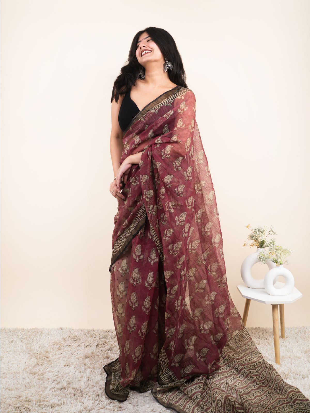 Divine Radiance Kota Cotton Saree
