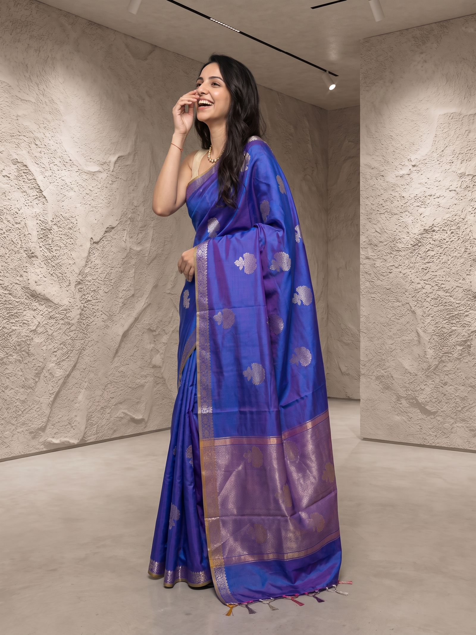 Neelambari Silk Banarasi Saree
