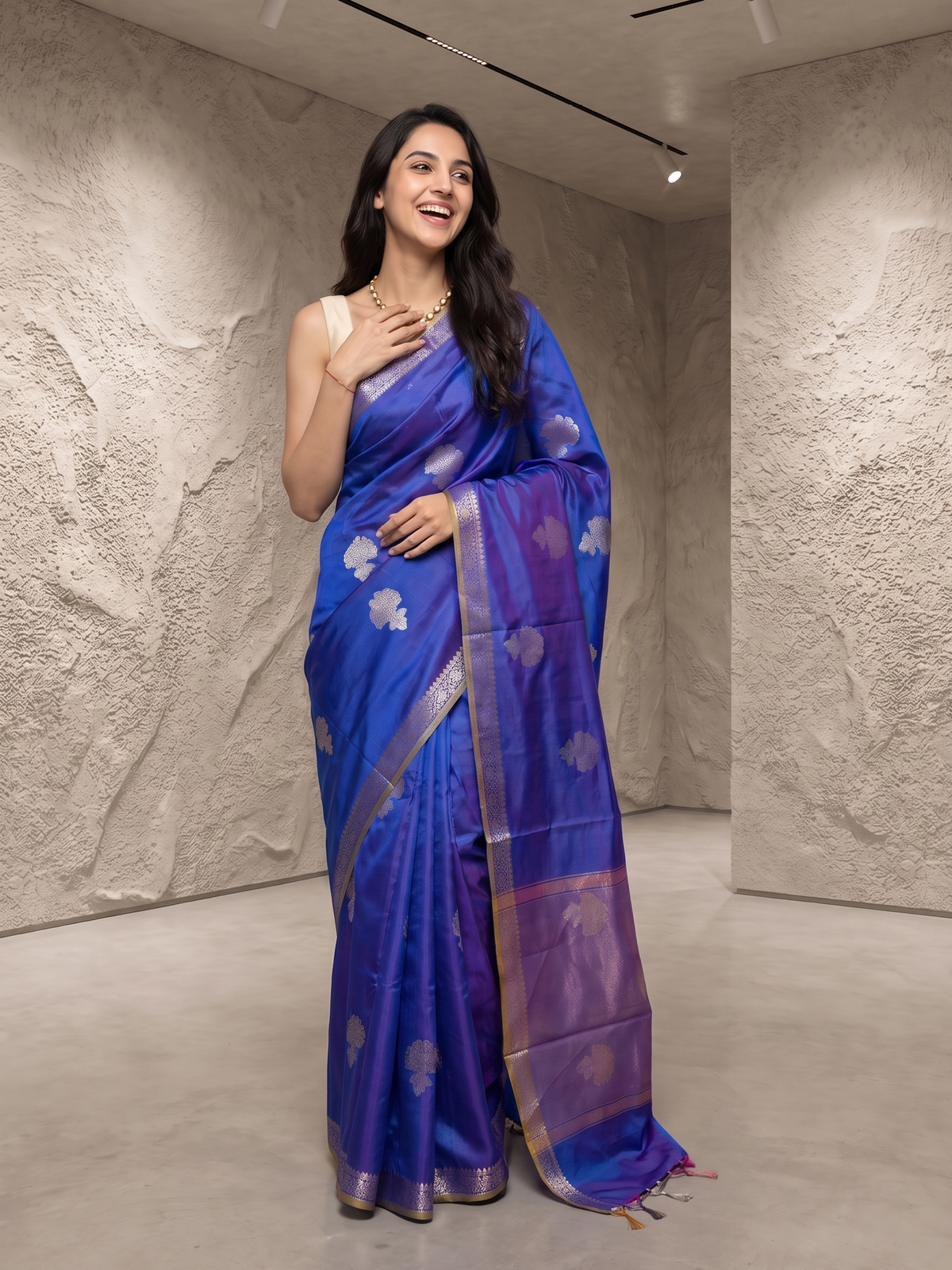 Neelambari Silk Banarasi Saree