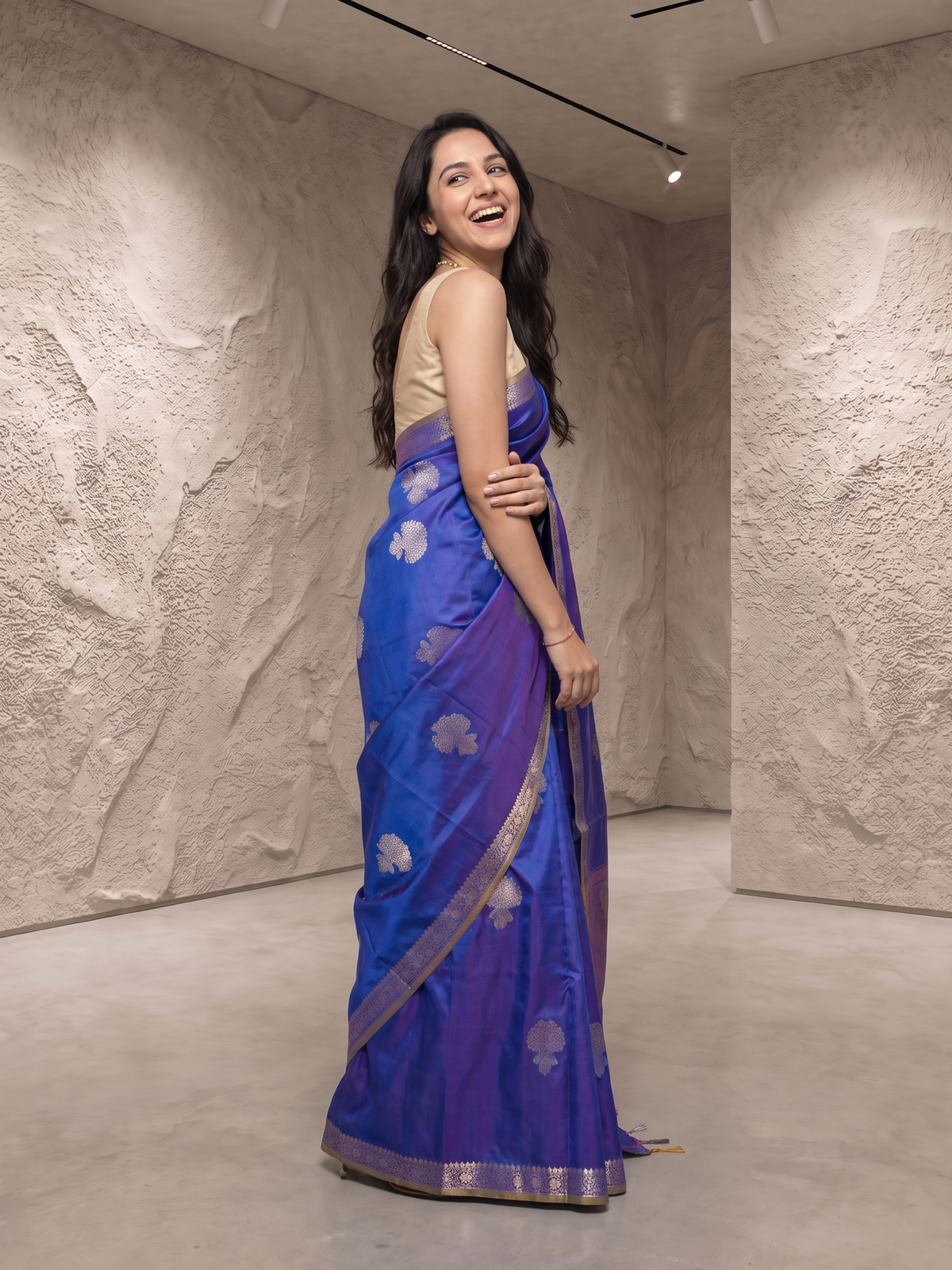 Neelambari Silk Banarasi Saree