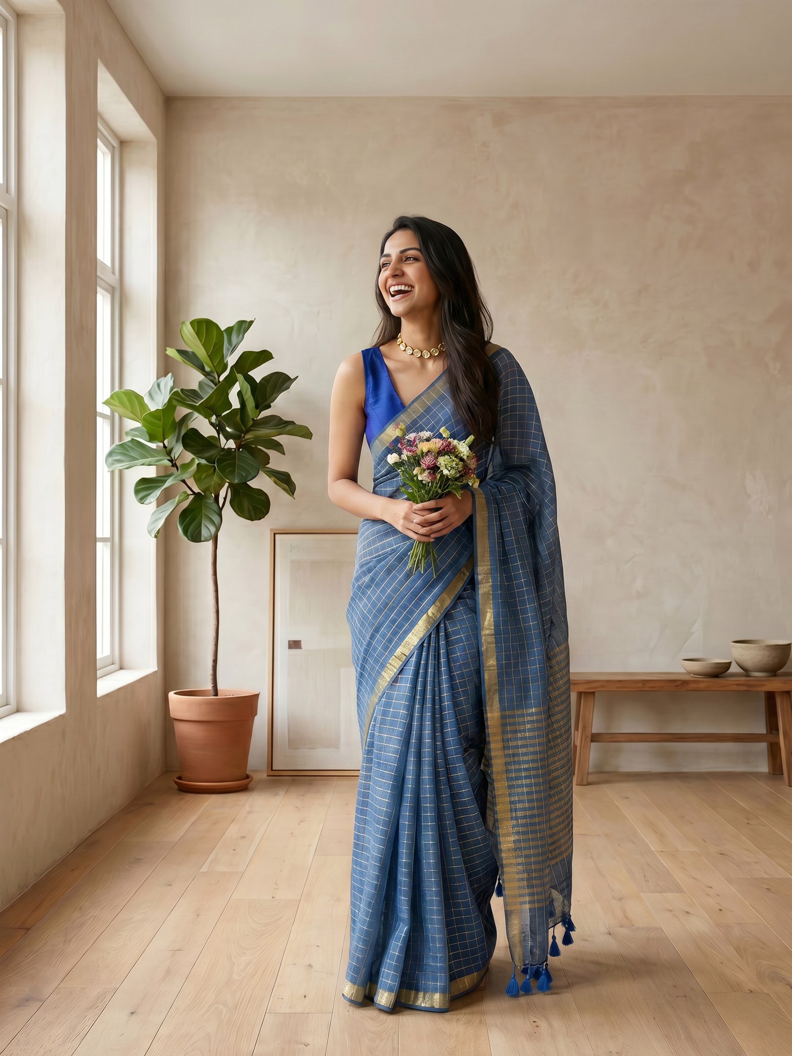 Shagun Mulmul Saree