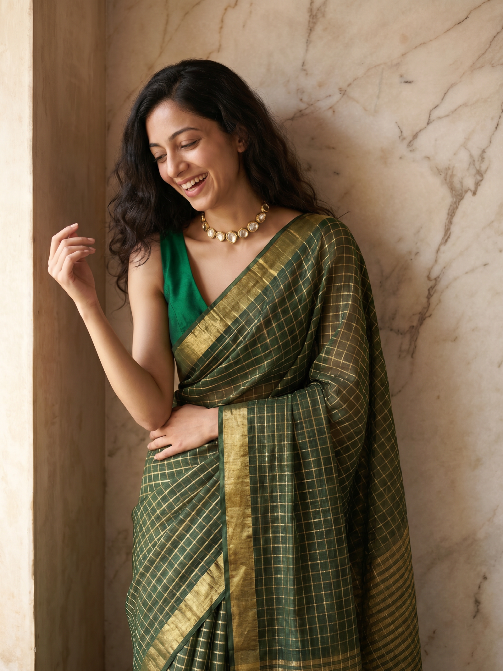 Vaibhavi Mulmul Saree
