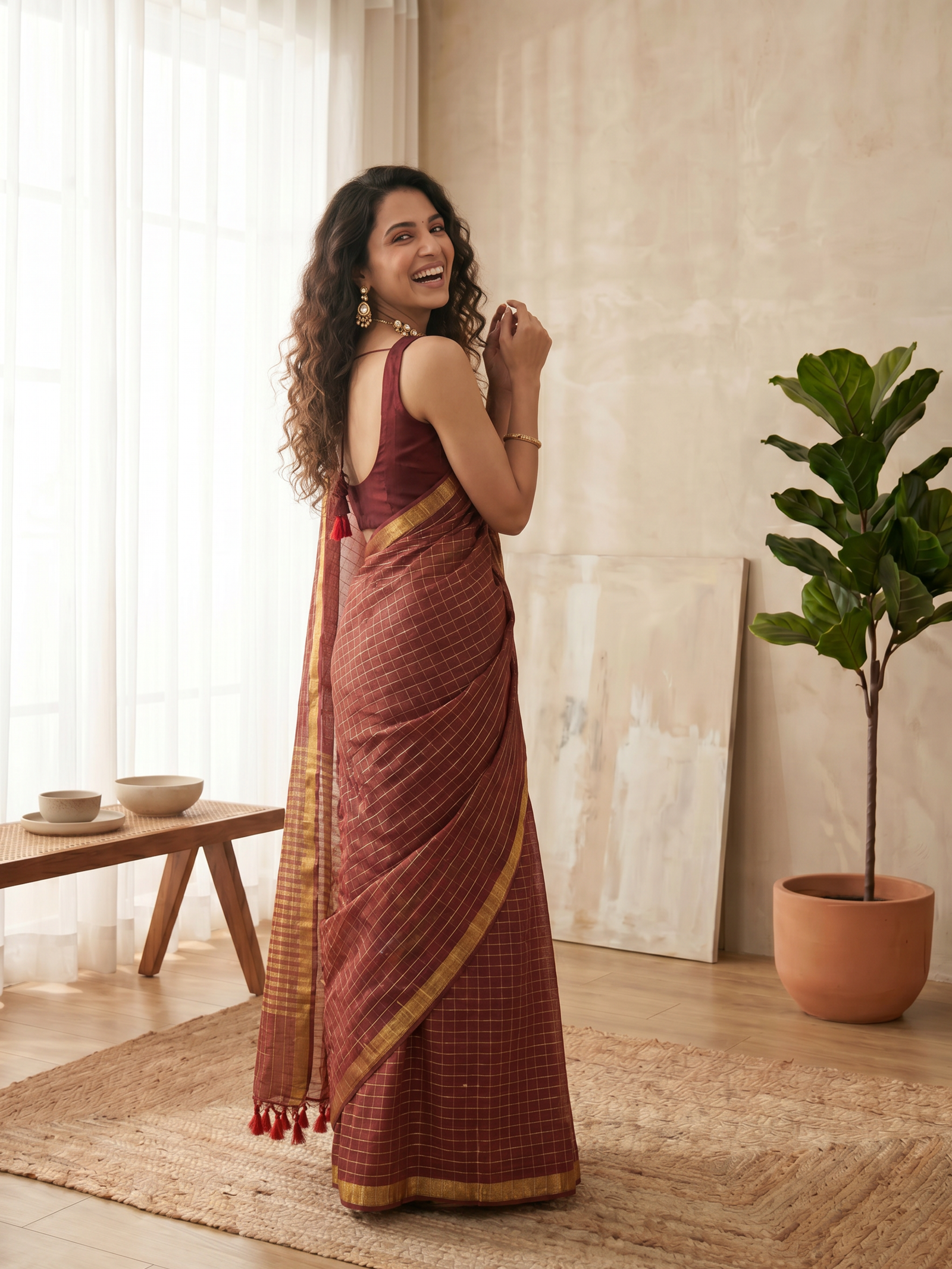 Rajrani Mulmul Saree