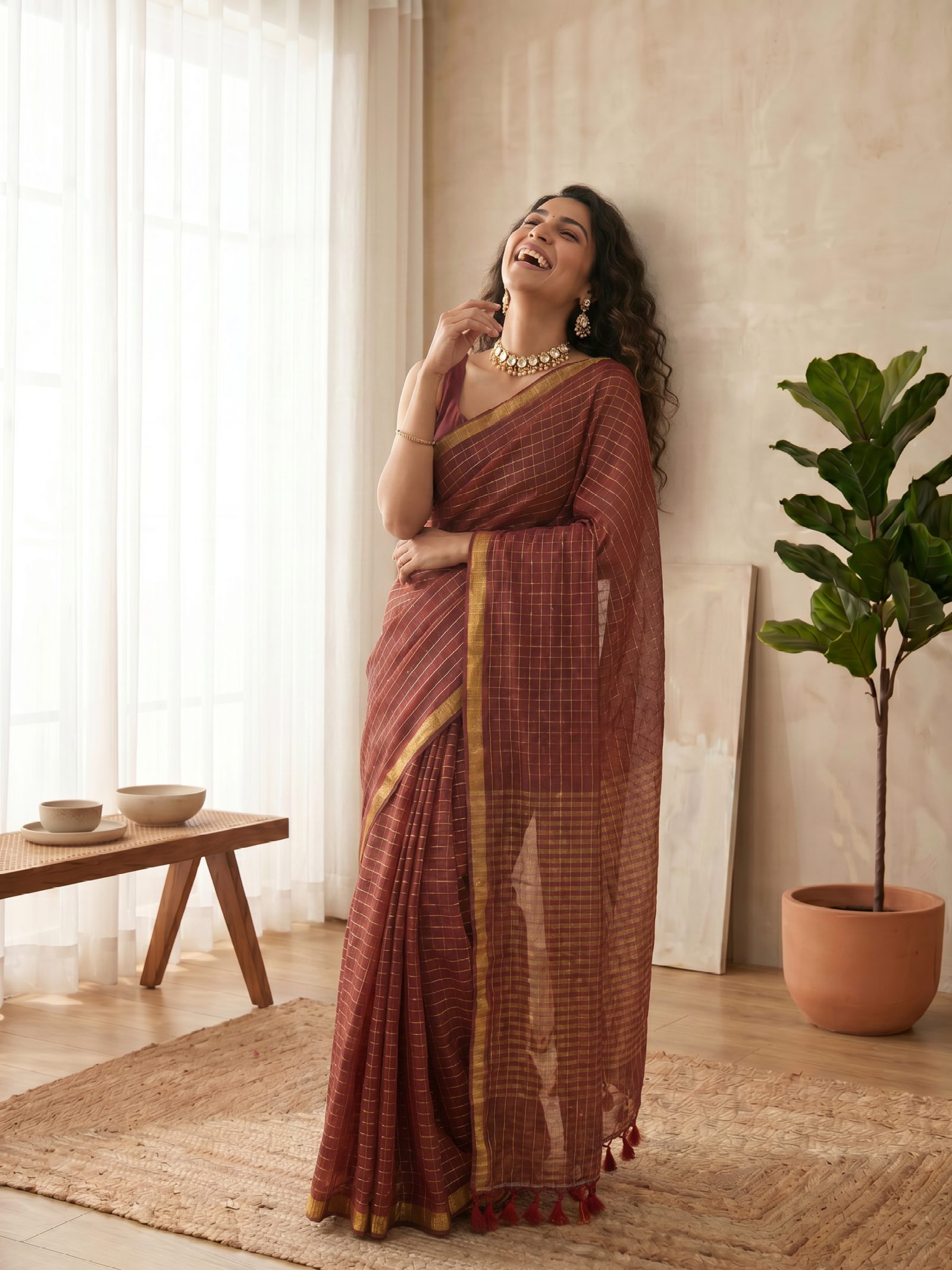 Rajrani Mulmul Saree