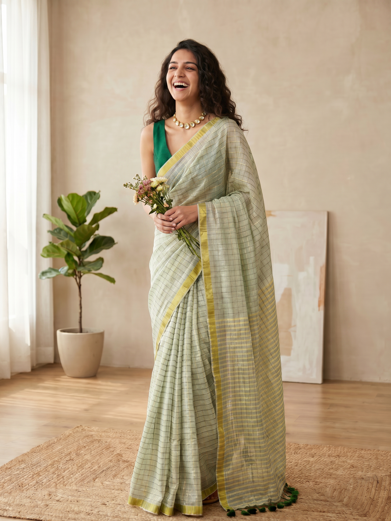 Charulata Mulmul Saree