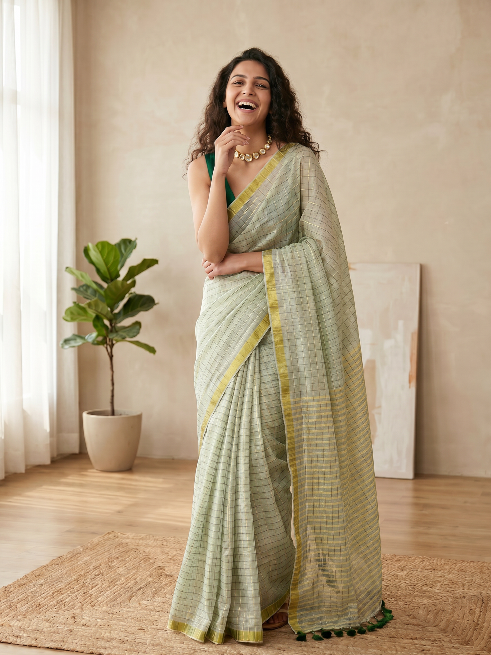 Charulata Mulmul Saree