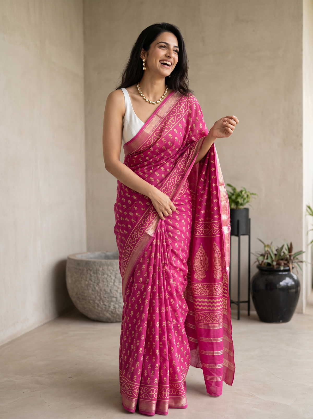 Ziva Maheshwari Cotton Silk Saree