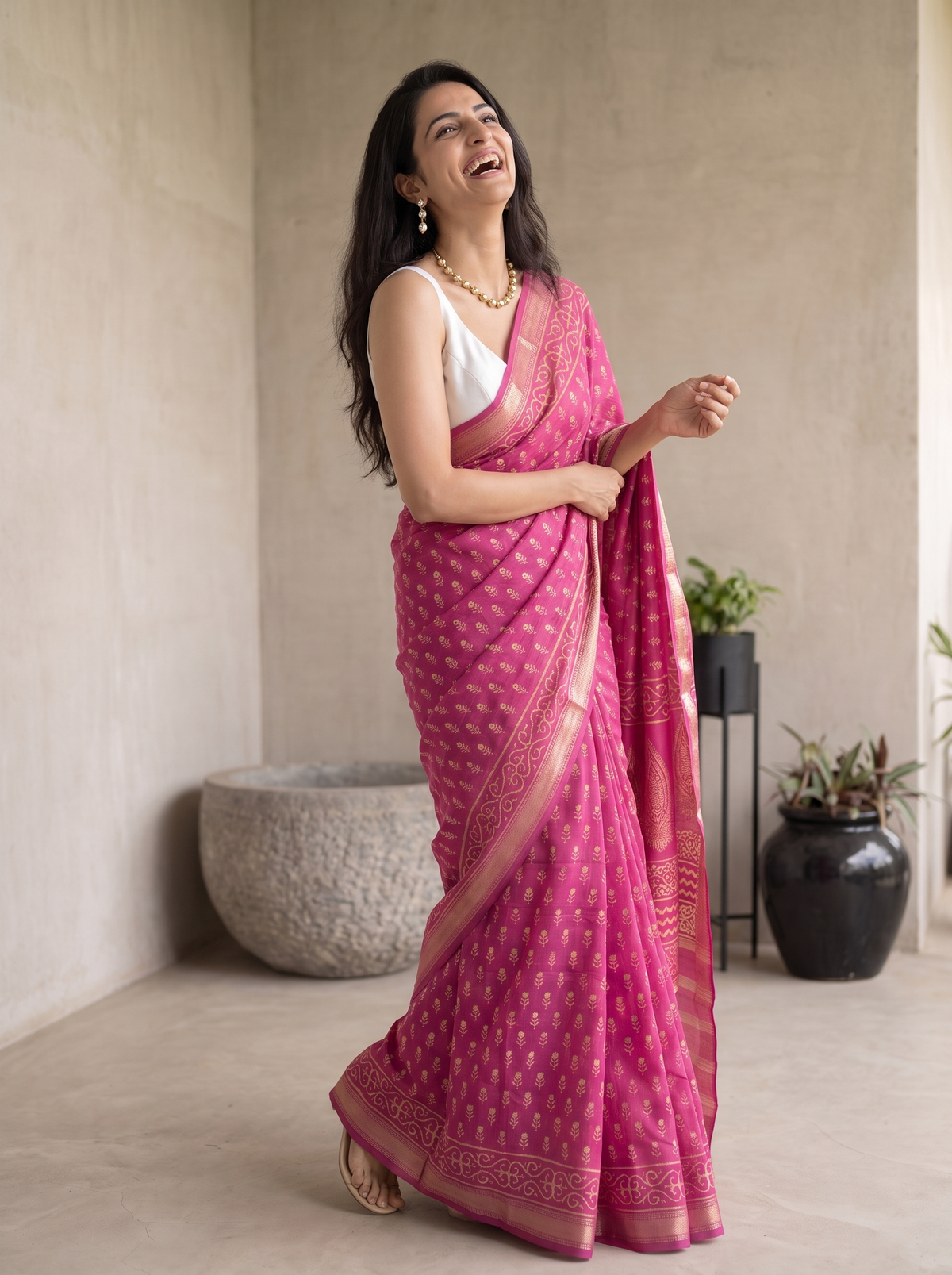 Ziva Maheshwari Cotton Silk Saree