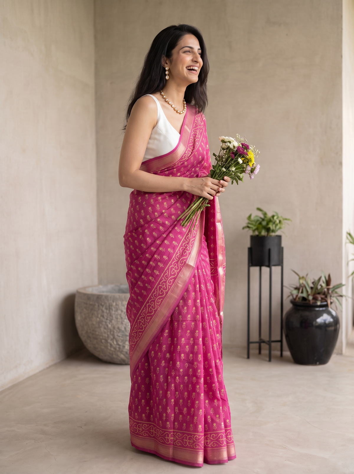 Ziva Maheshwari Cotton Silk Saree