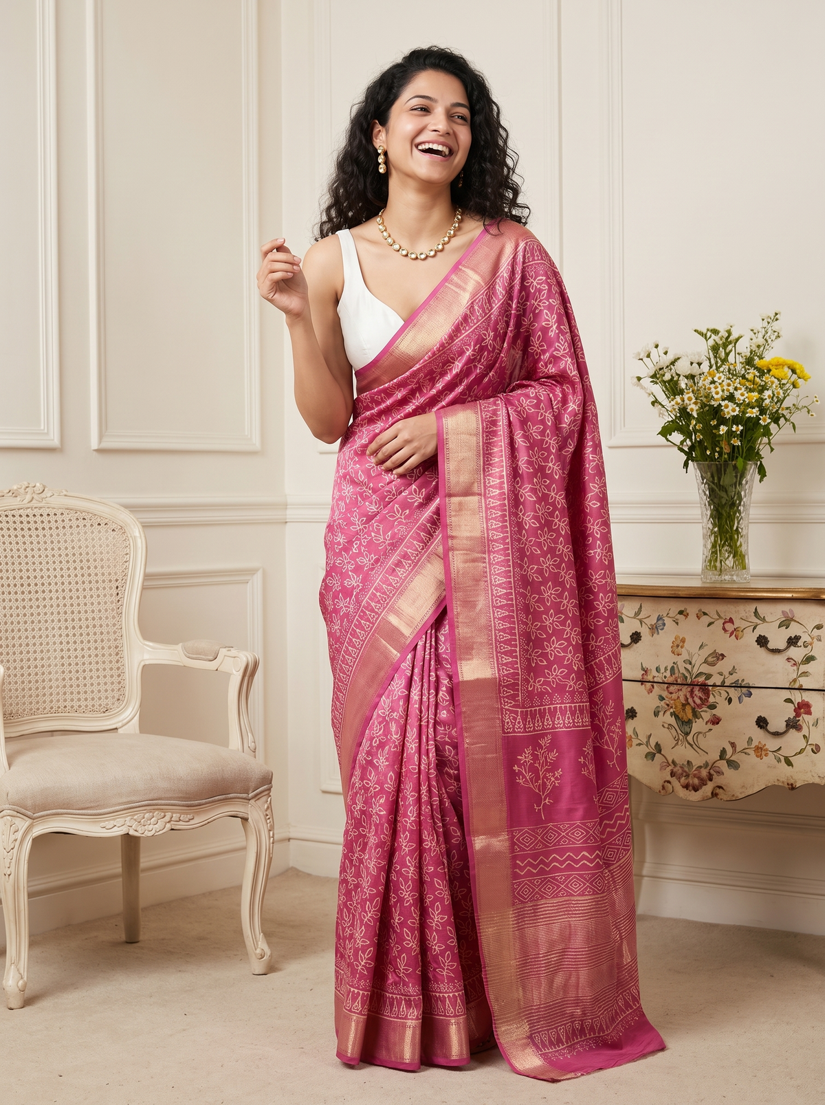 Nysa Maheshwari Cotton Silk Saree