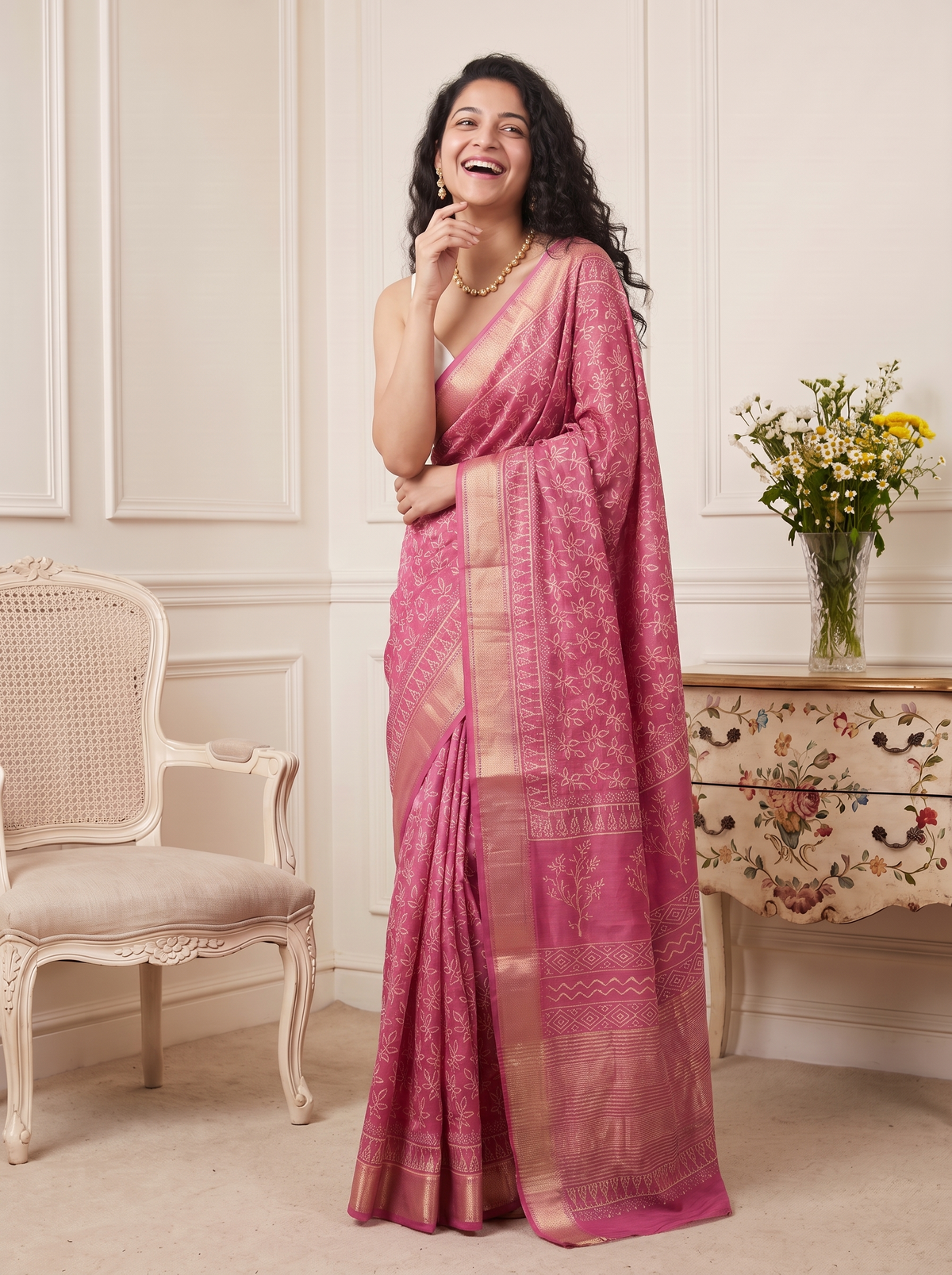 Nysa Maheshwari Cotton Silk Saree
