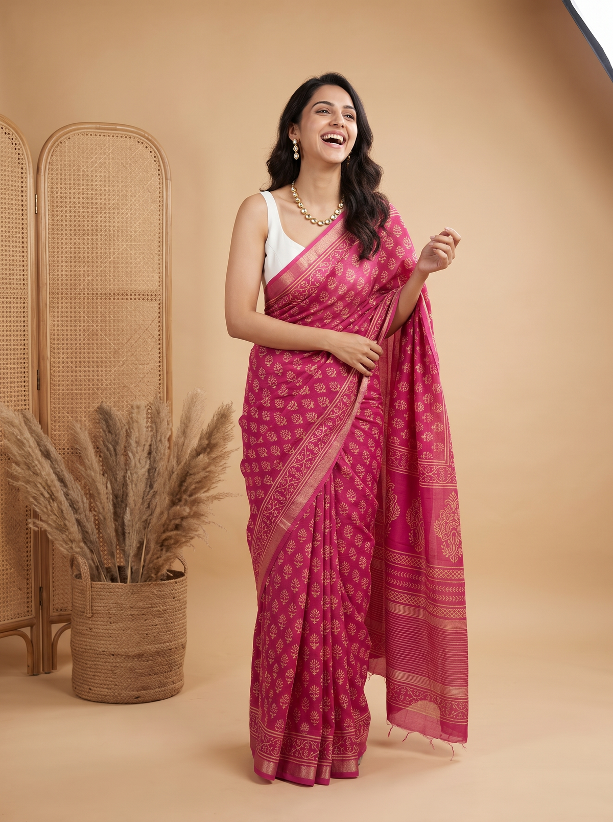 Mehreen Maheshwari Cotton Silk Saree