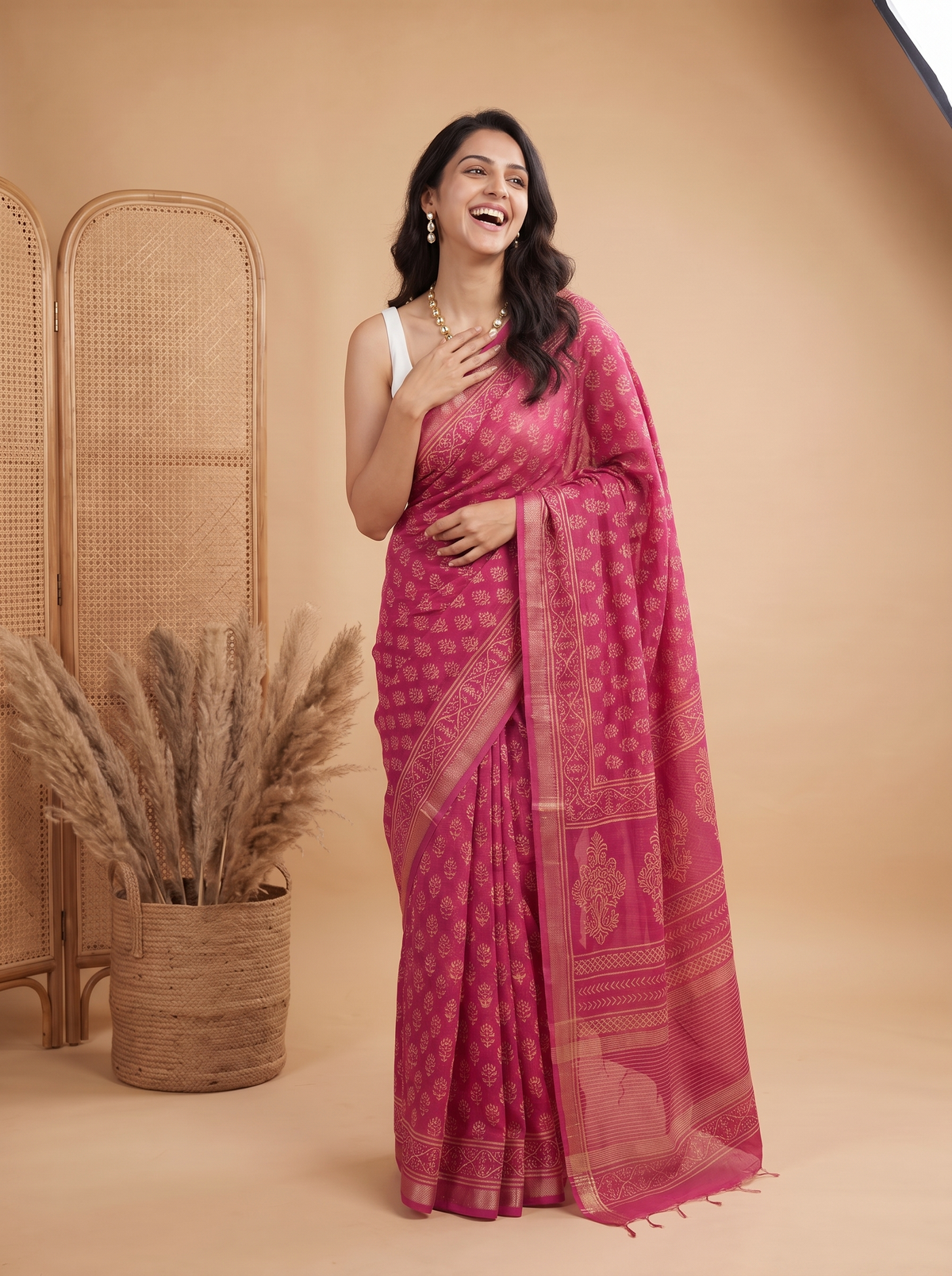 Mehreen Maheshwari Cotton Silk Saree
