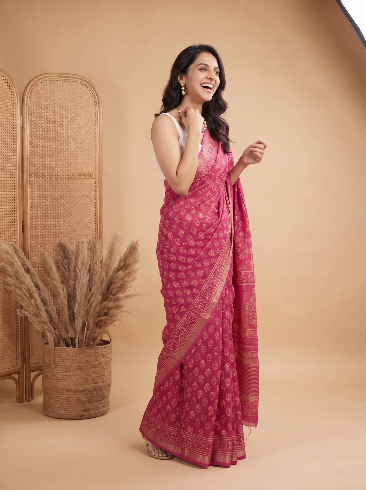 Mehreen Maheshwari Cotton Silk Saree