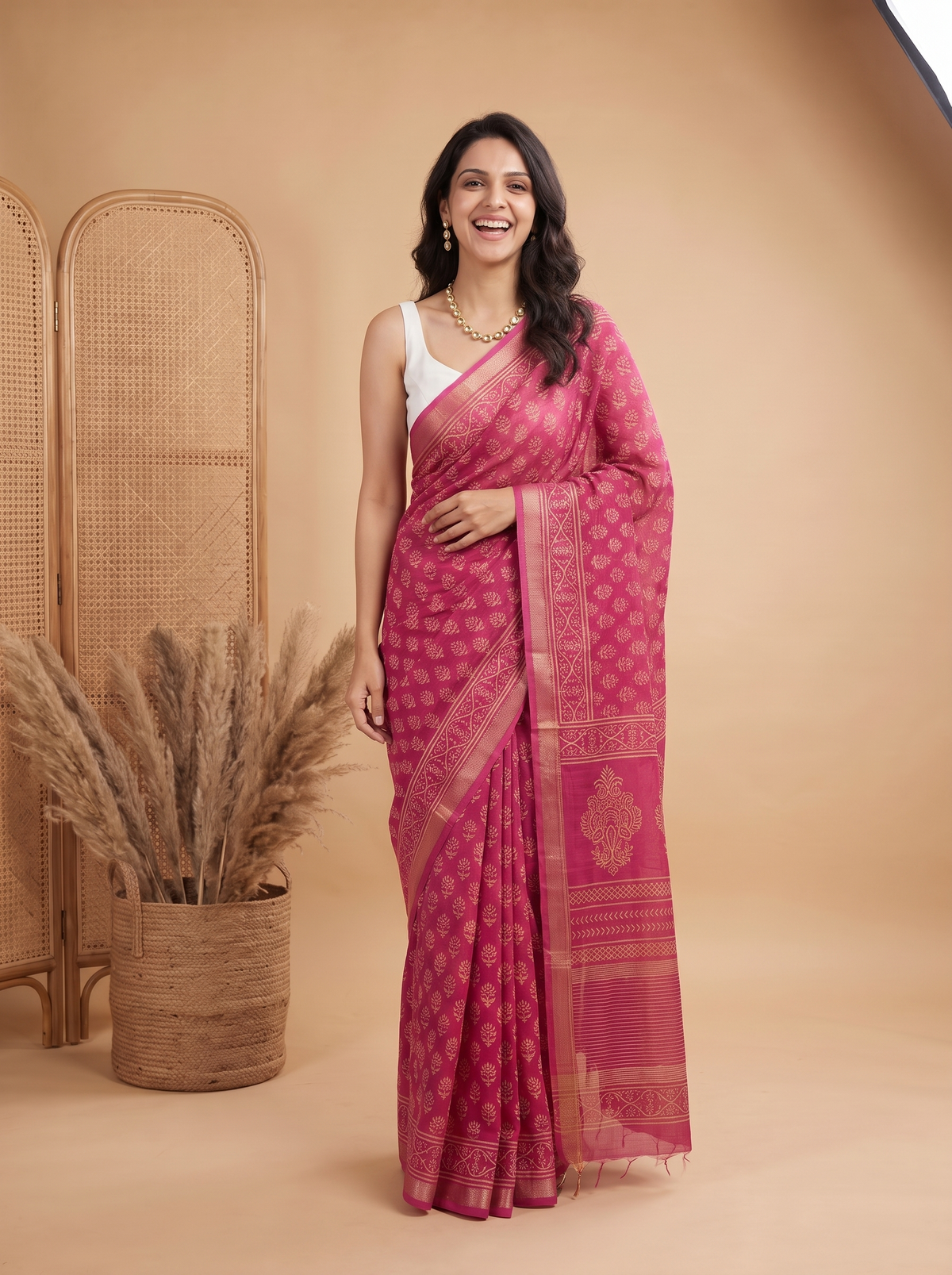 Mehreen Maheshwari Cotton Silk Saree