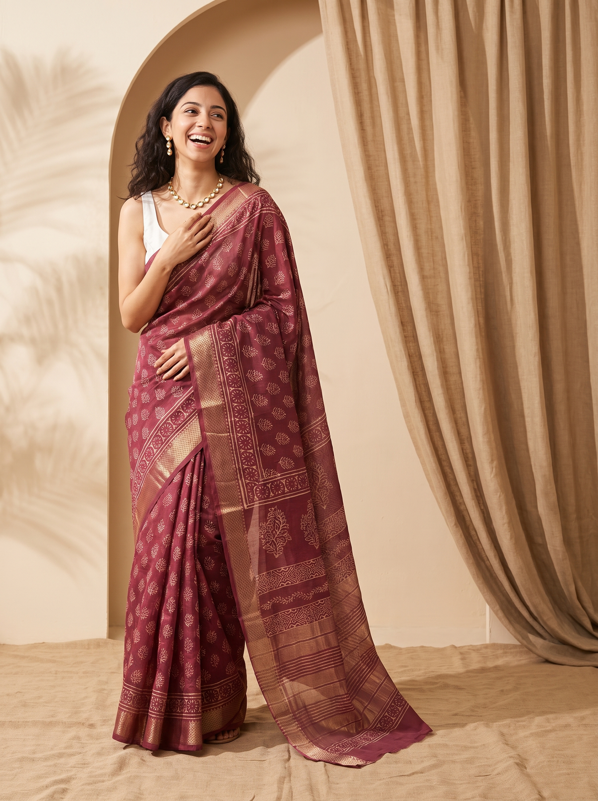 Mridula Maheshwari Cotton Silk Saree