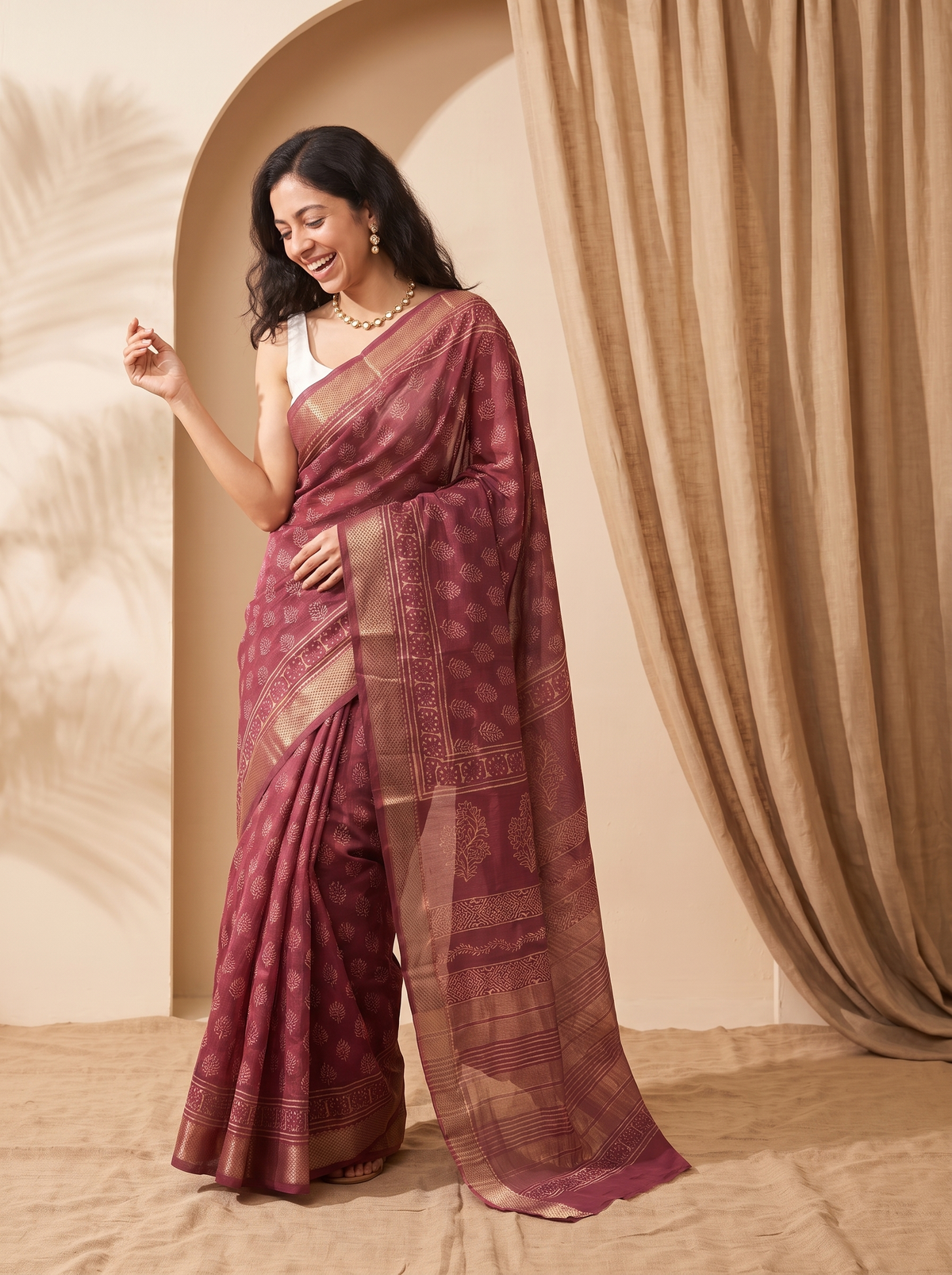 Mridula Maheshwari Cotton Silk Saree