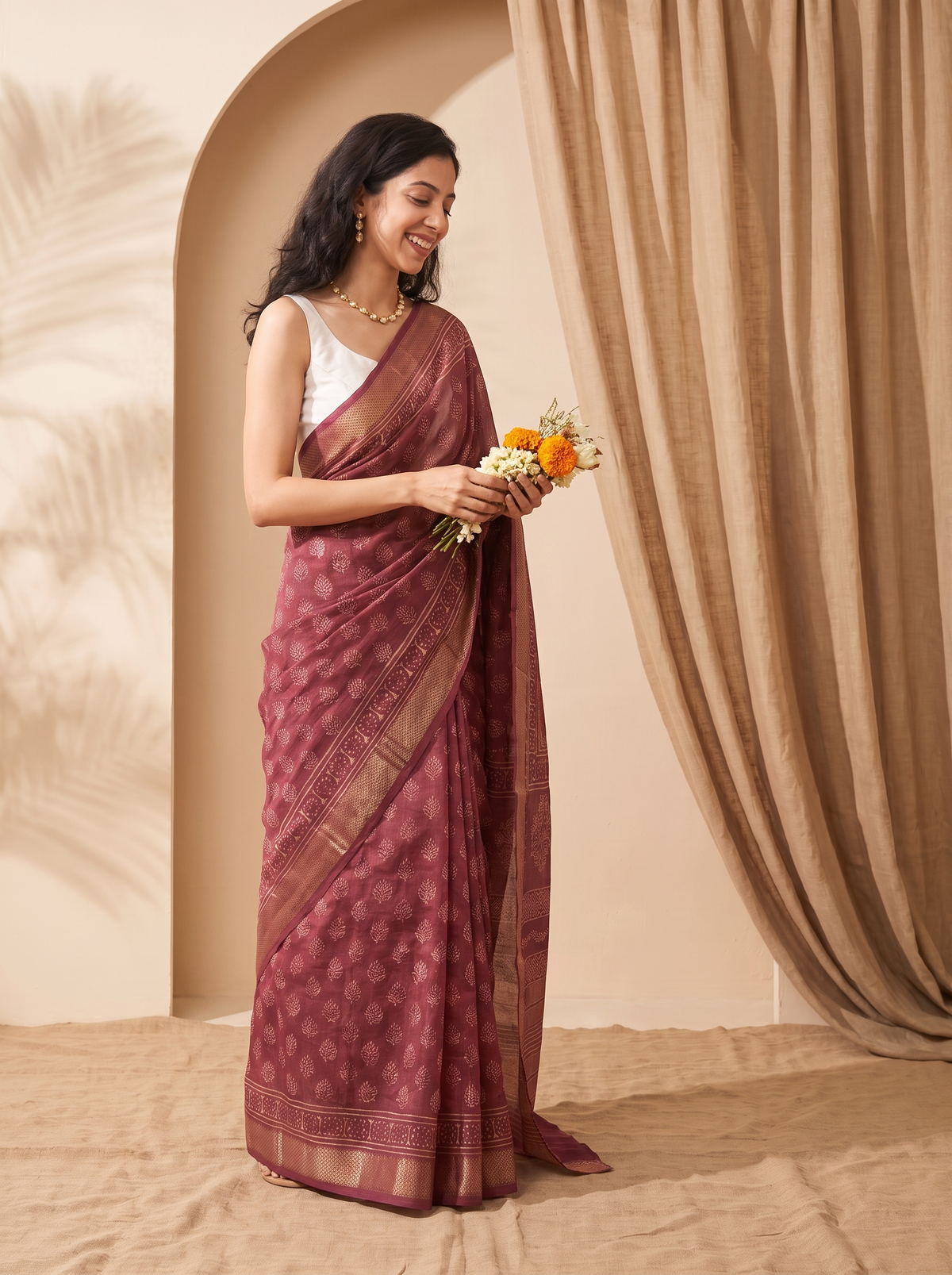 Mridula Maheshwari Cotton Silk Saree
